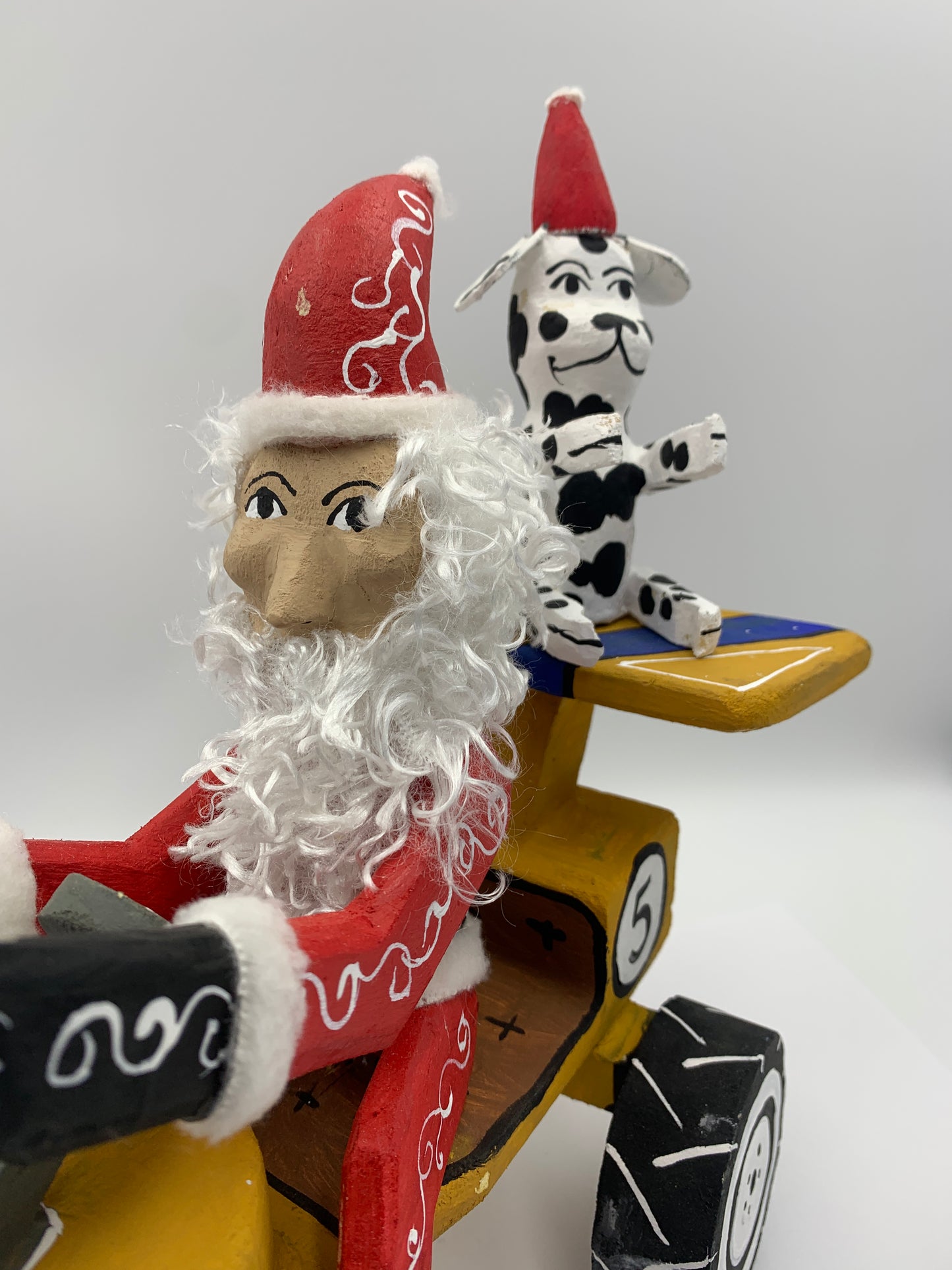 Delbert Buck Santa in Race Car #0011