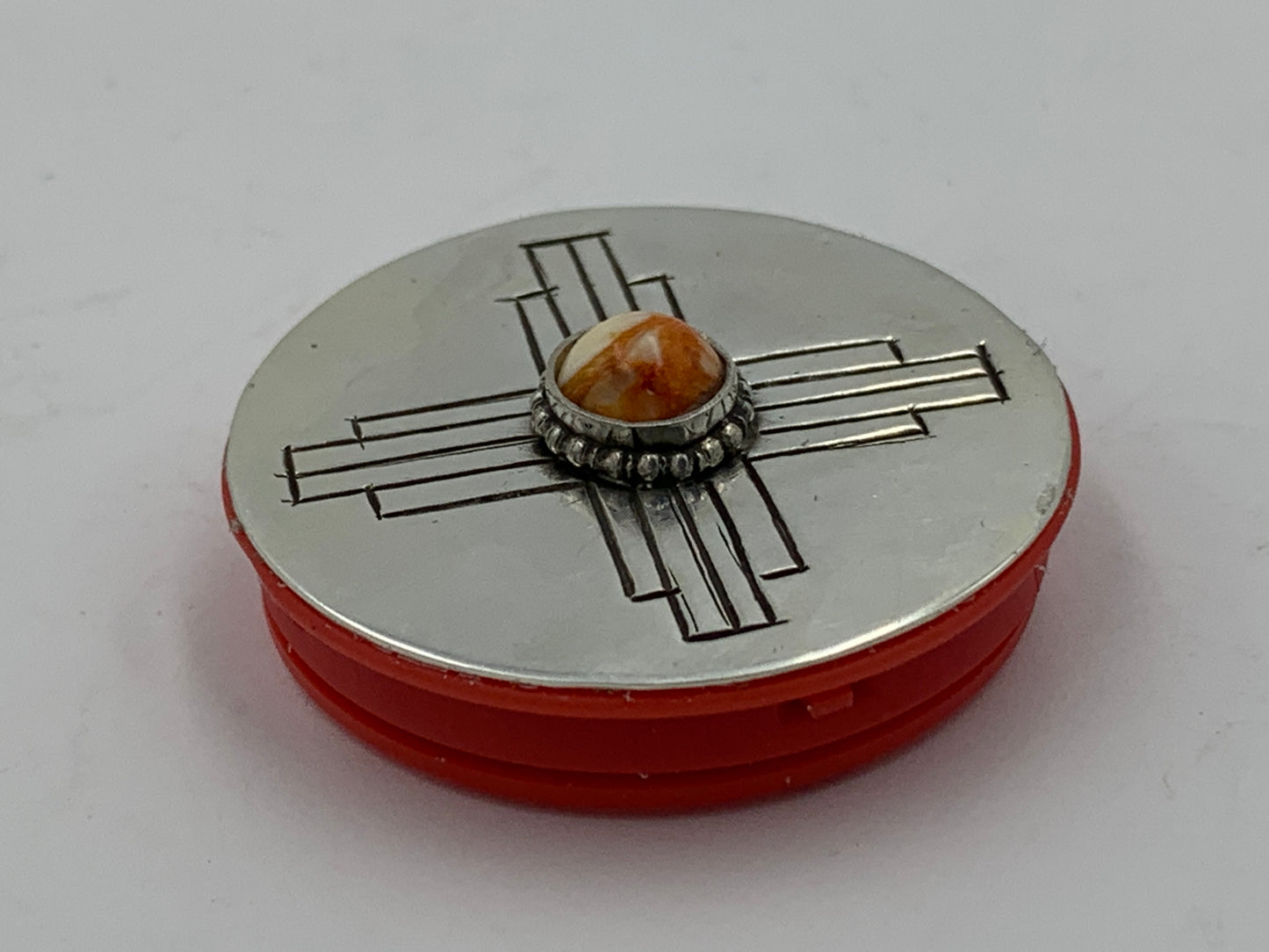 Sterling Silver Tony Chino Disc Popping Phone Socket #11