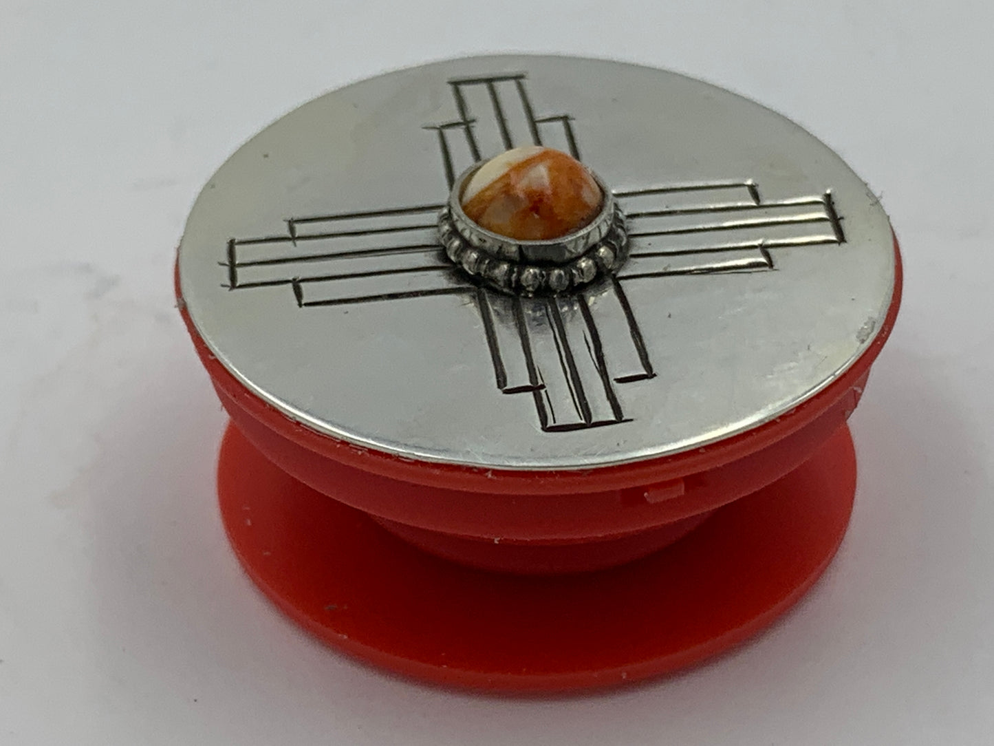Sterling Silver Tony Chino Disc Popping Phone Socket #11