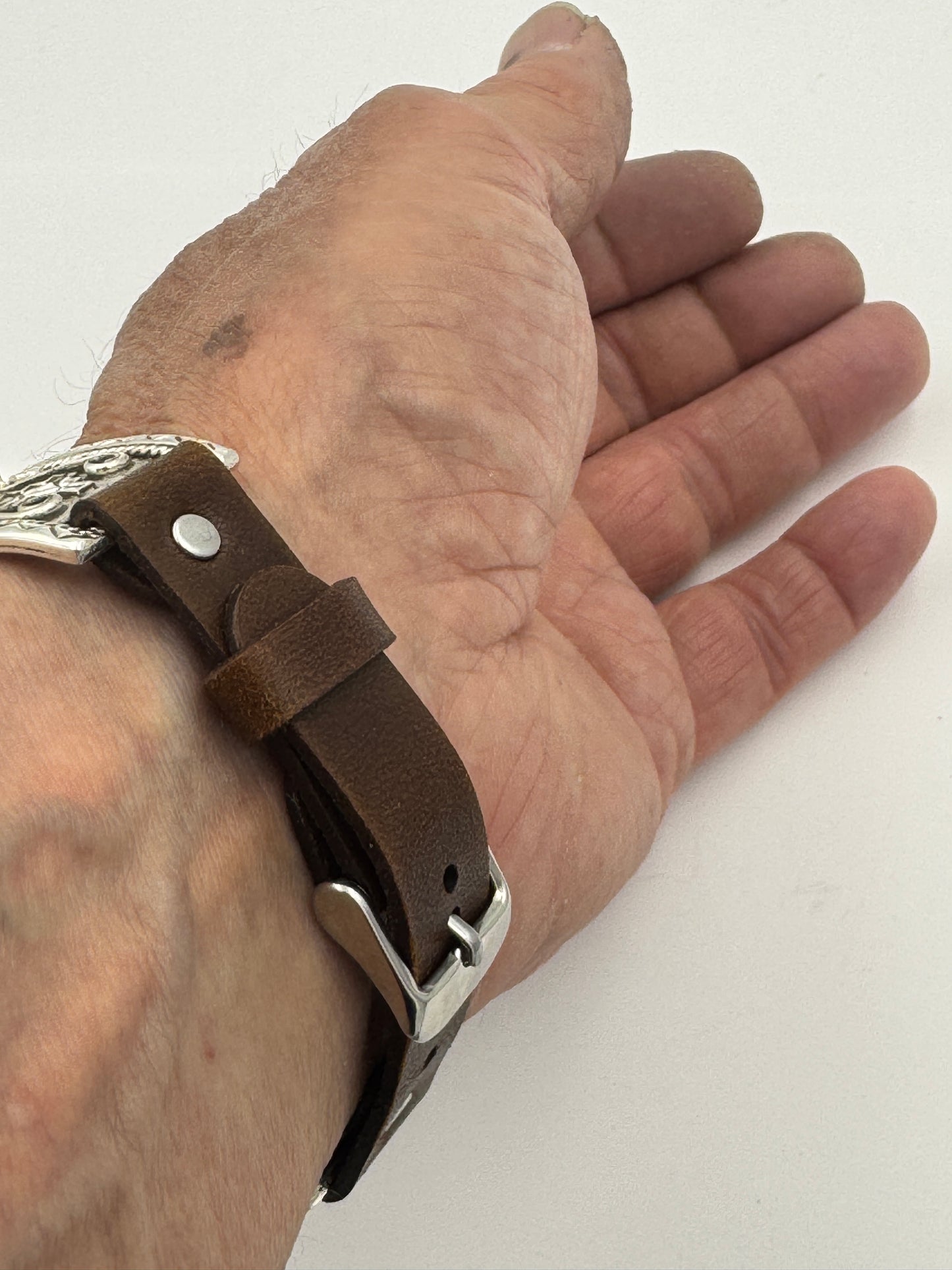 Nelson Morgan 42/44/45mm Unisex Sterling Silver Kingman #62