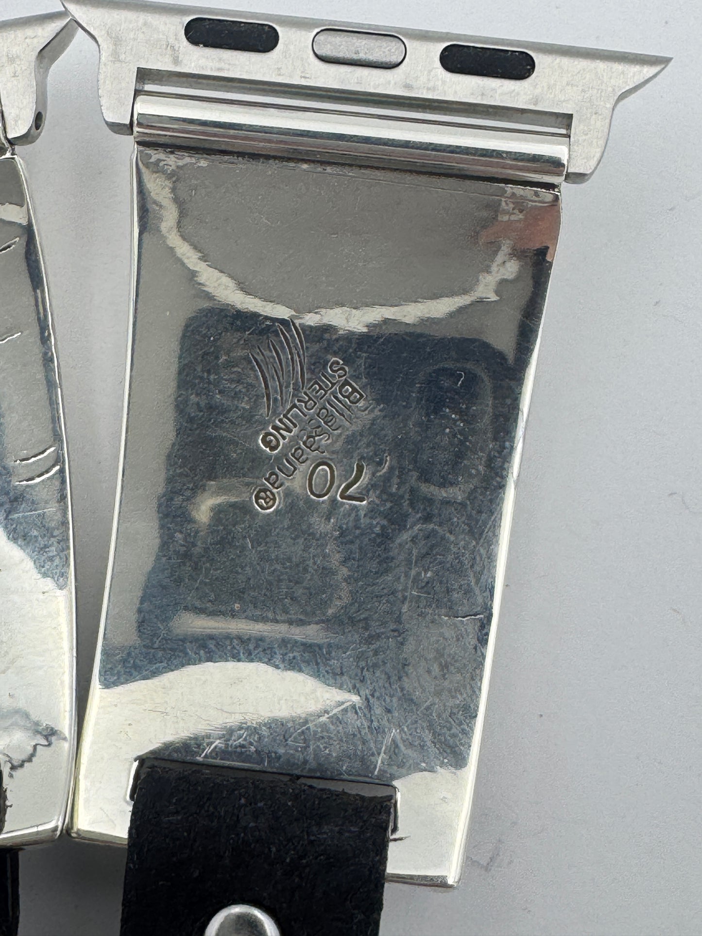 Nelson Morgan 42/44/45mm Unisex Sterling Silver Needle Point #70