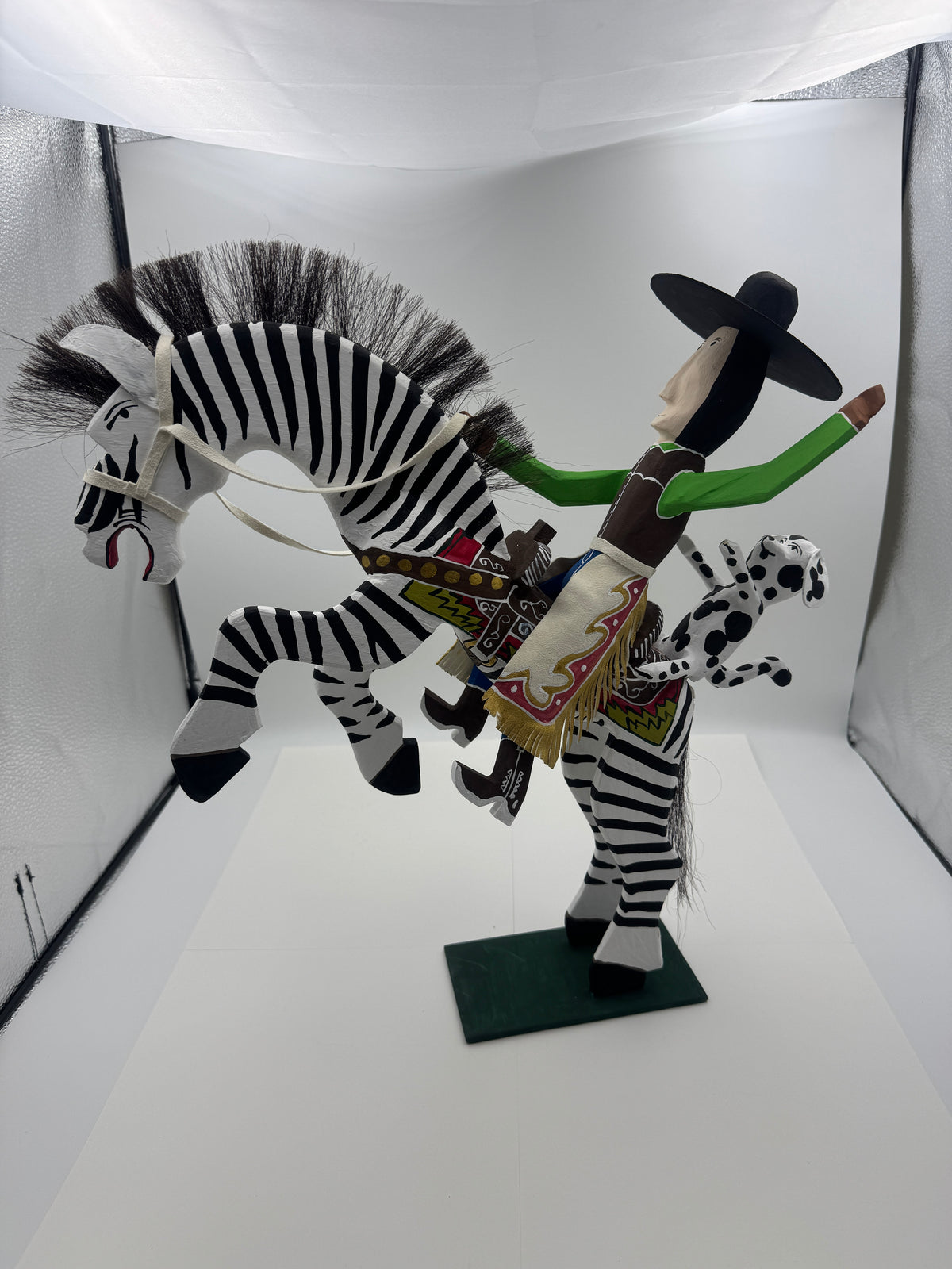 Delbert Buck Cowboy on Zebra #0031