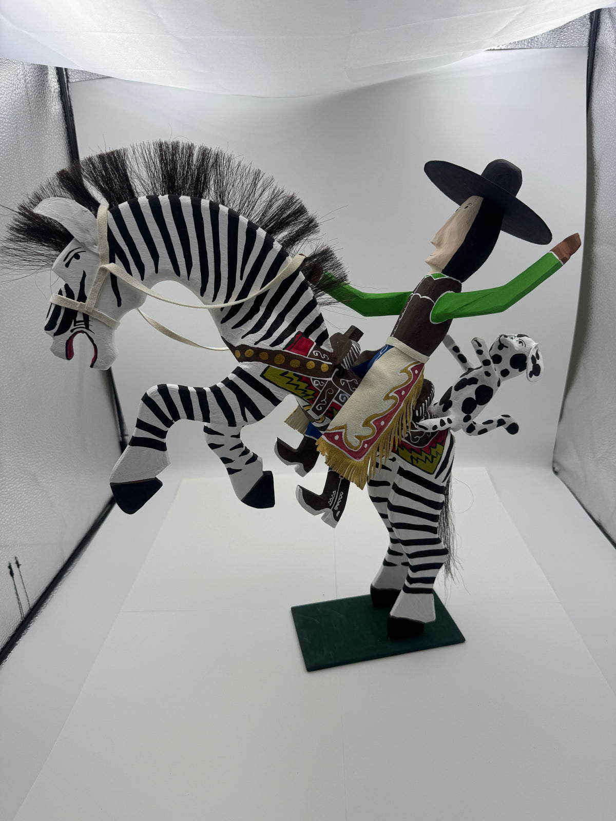Delbert Buck Cowboy on Zebra #0031