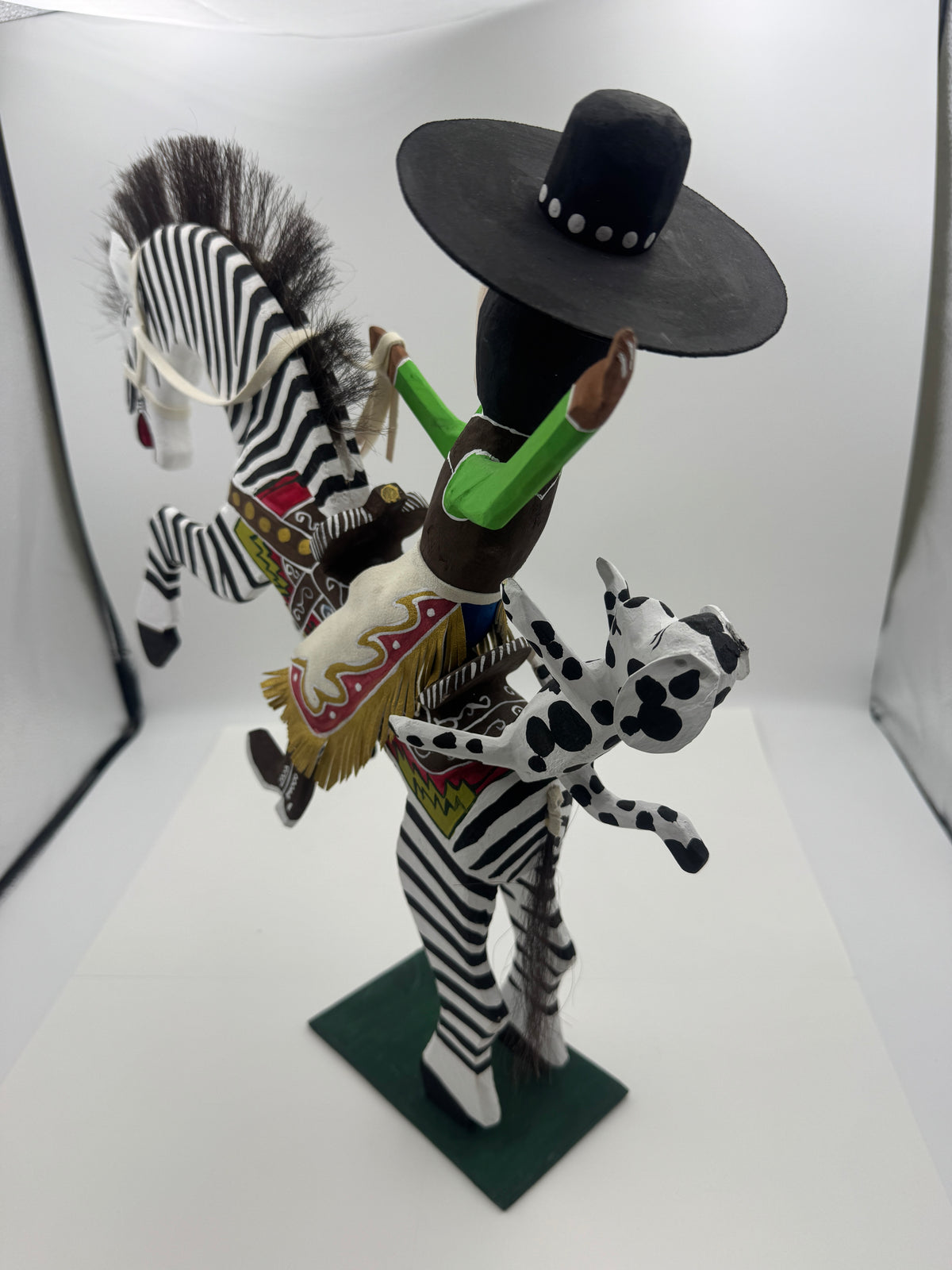 Delbert Buck Cowboy on Zebra #0031