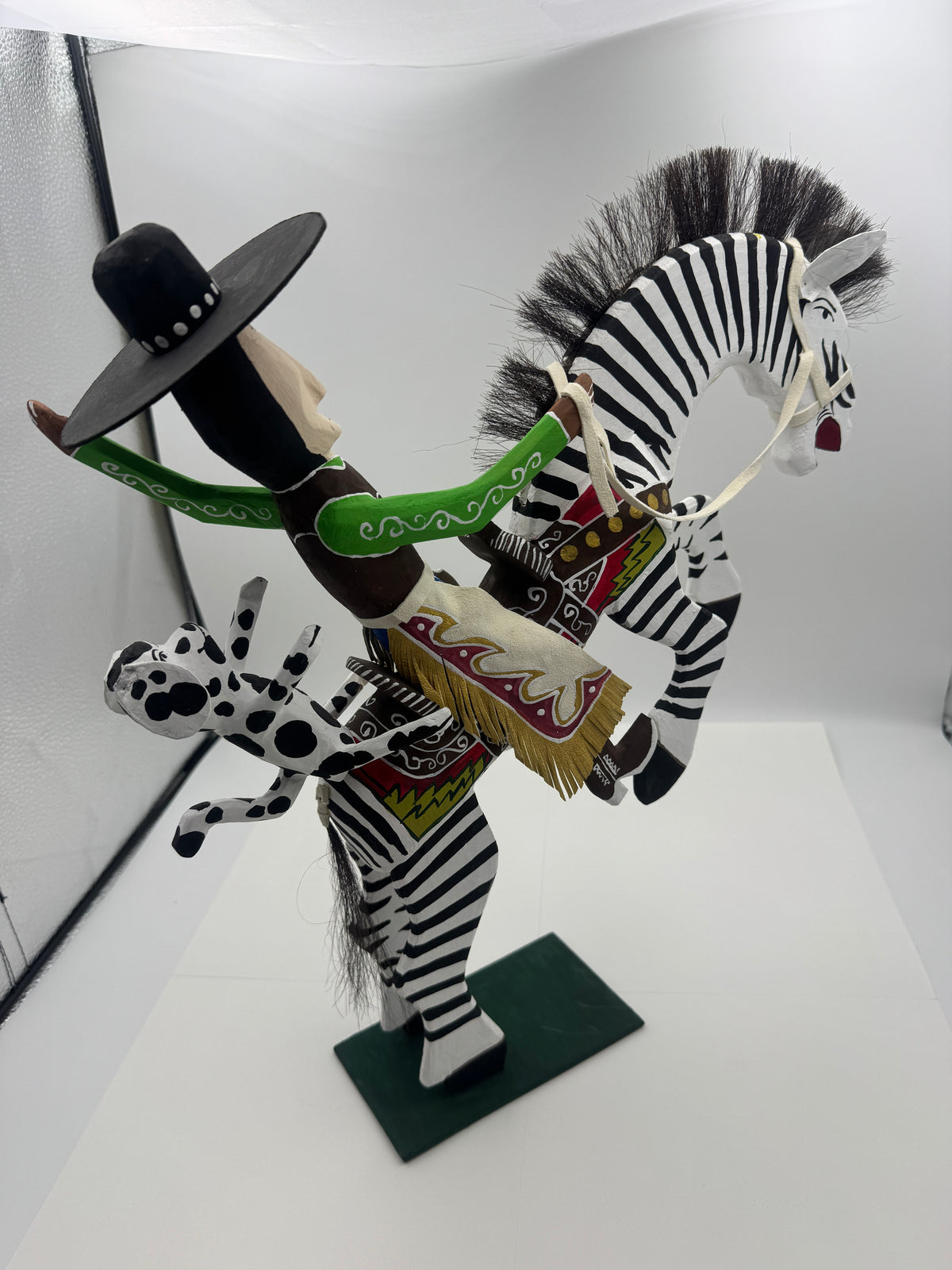 Delbert Buck Cowboy on Zebra #0031