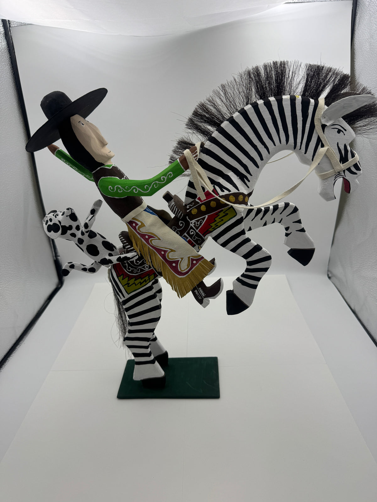 Delbert Buck Cowboy on Zebra #0031
