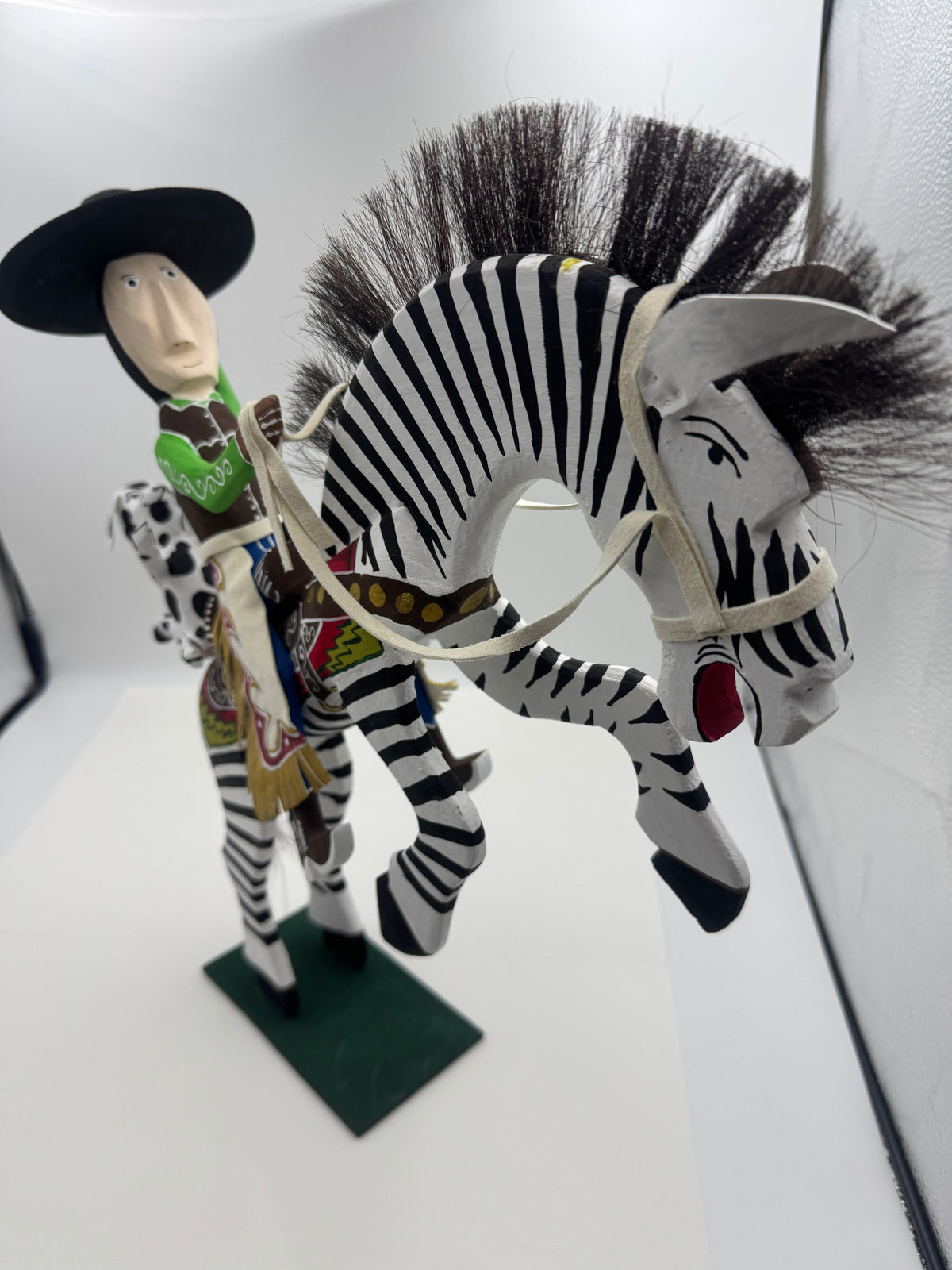 Delbert Buck Cowboy on Zebra #0031