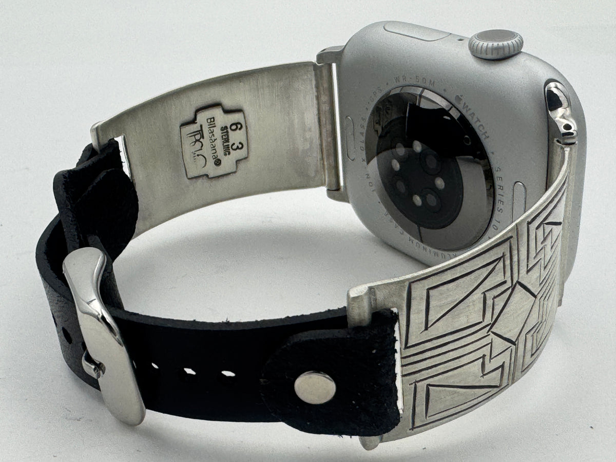Tony Chino 42/44/45mm Unisex Sterling Silver Zia #63