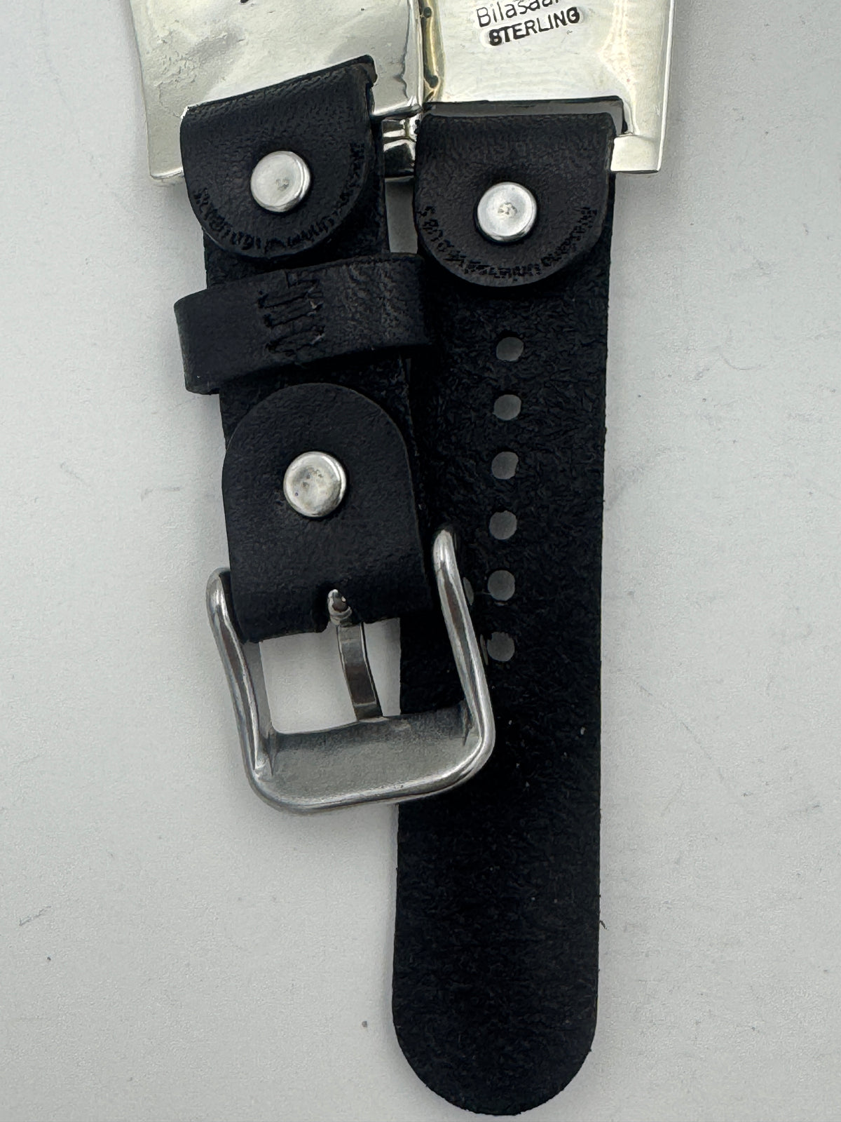 Nelson Morgan 38/40/41mm Unisex Sterling Silver Black Onyx #73