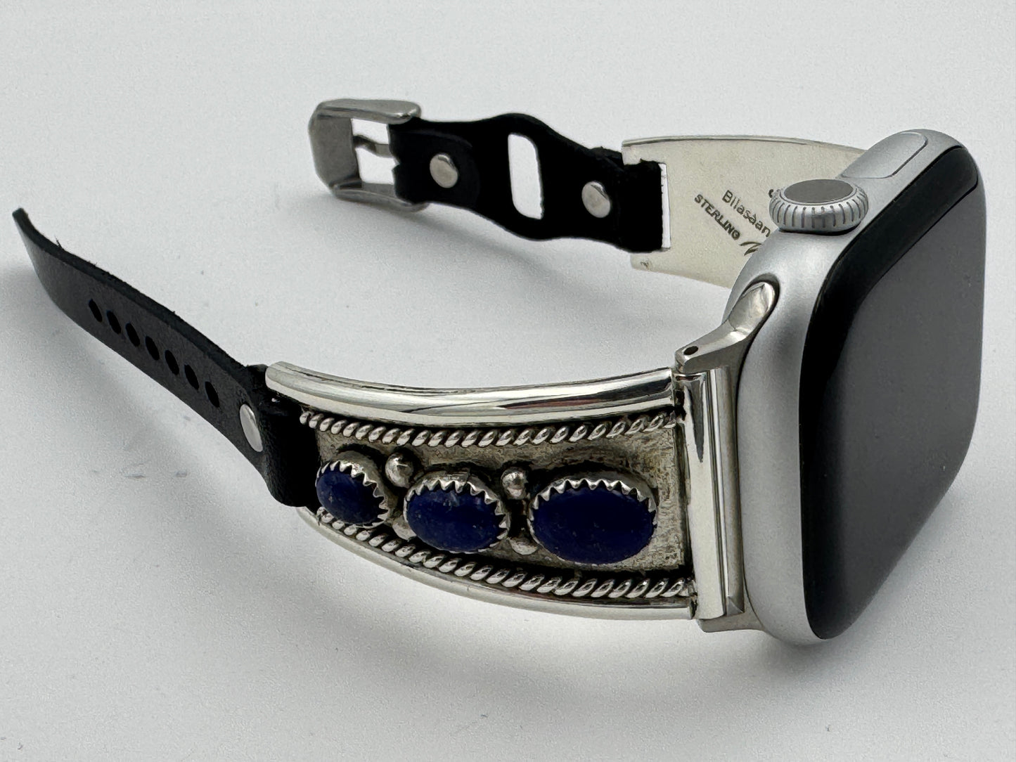 Nelson Morgan 38/40/41mm Ladies Sterling Silver Blue Lapis #34