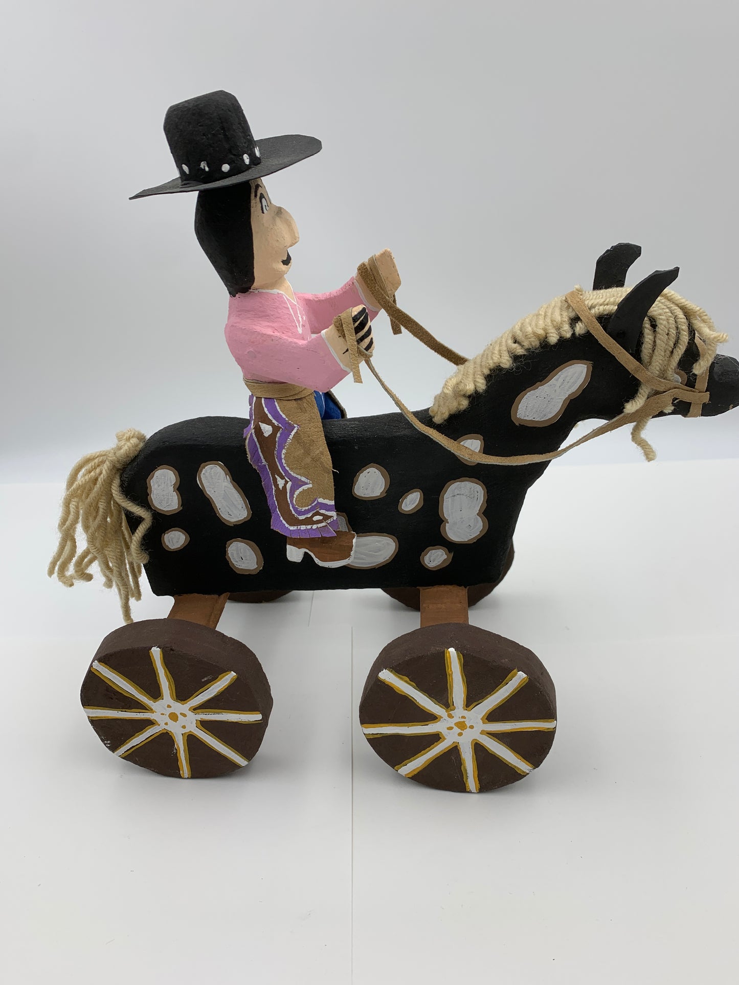 Delbert Buck Wheel Horse Rider #0018