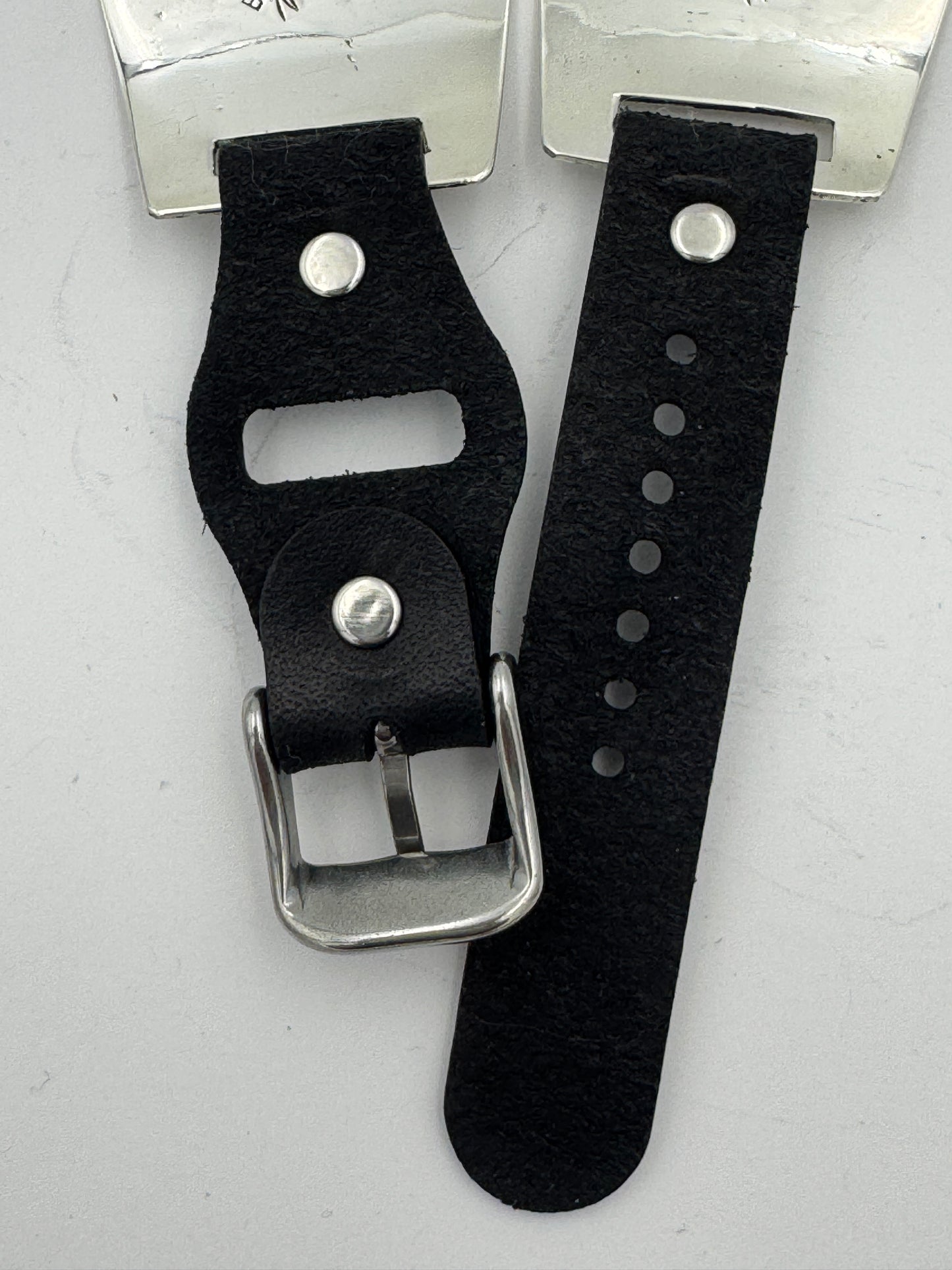 Nelson Morgan 42/44/45mm Rounded Trapezoid Sterling Silver #44