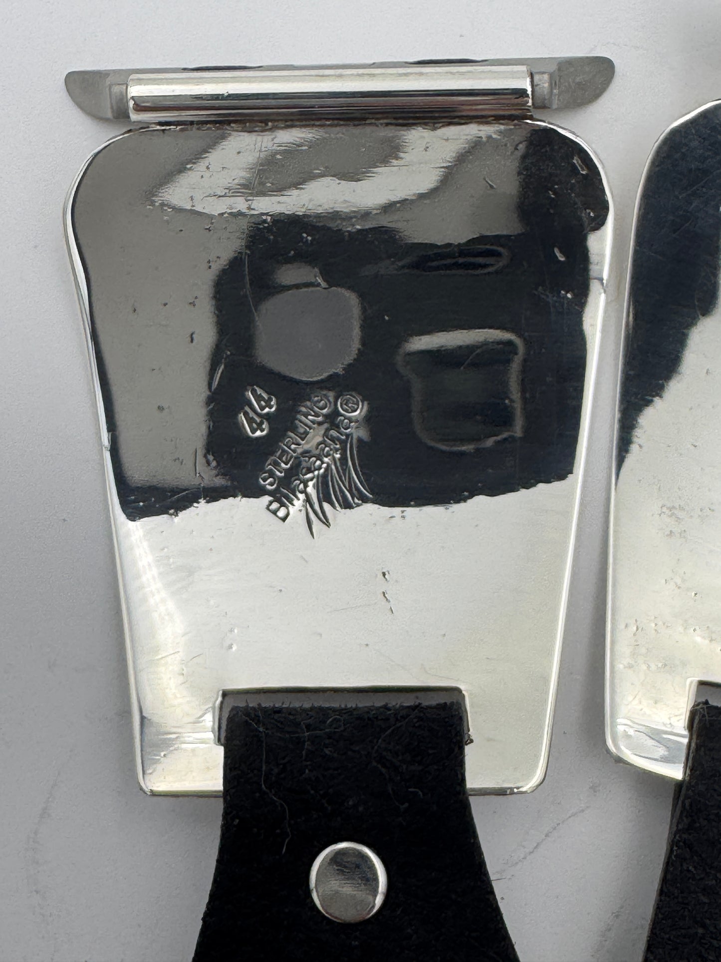 Nelson Morgan 42/44/45mm Rounded Trapezoid Sterling Silver #44