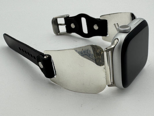 Nelson Morgan 38/40/41mm Rounded Trapezoid Sterling Silver #42