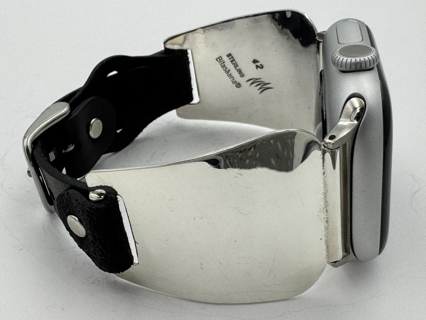 Nelson Morgan 38/40/41mm Rounded Trapezoid Sterling Silver #42