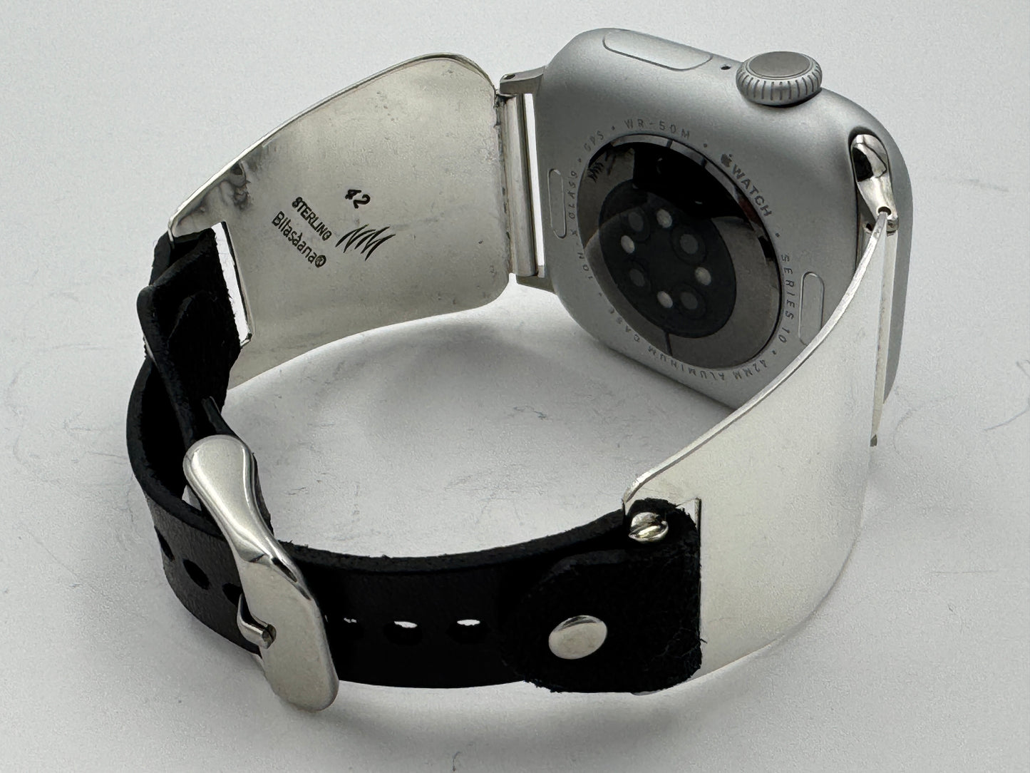Nelson Morgan 38/40/41mm Rounded Trapezoid Sterling Silver #42