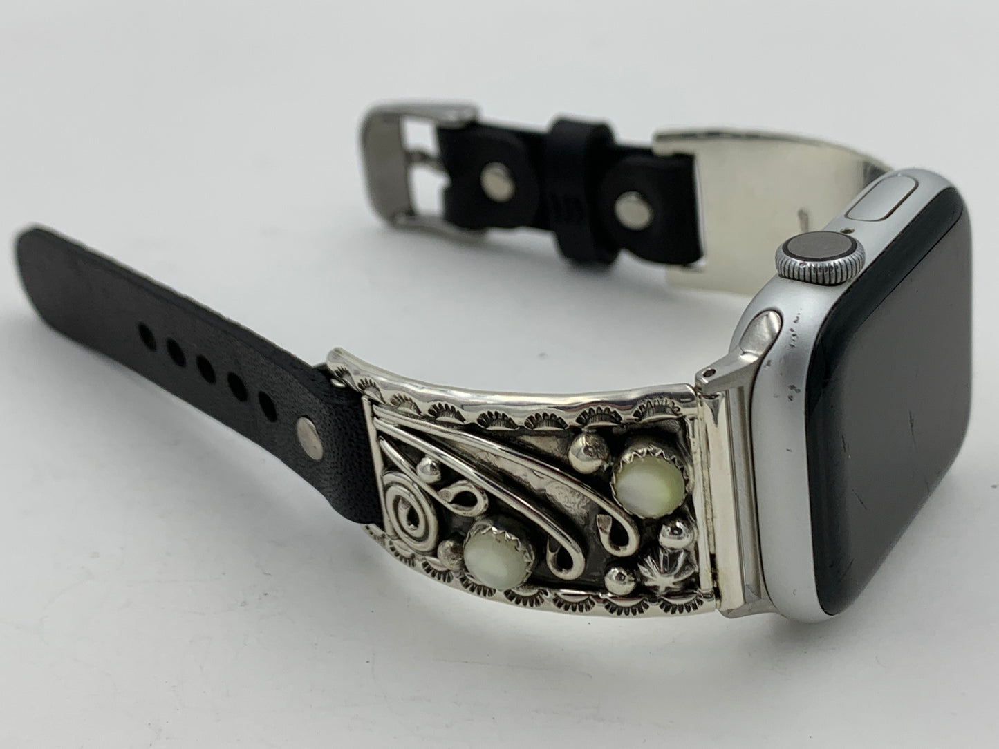 Ronnie Spencer 38/40/41mm Mother of Pearl and Sterling Silver Unisex #127