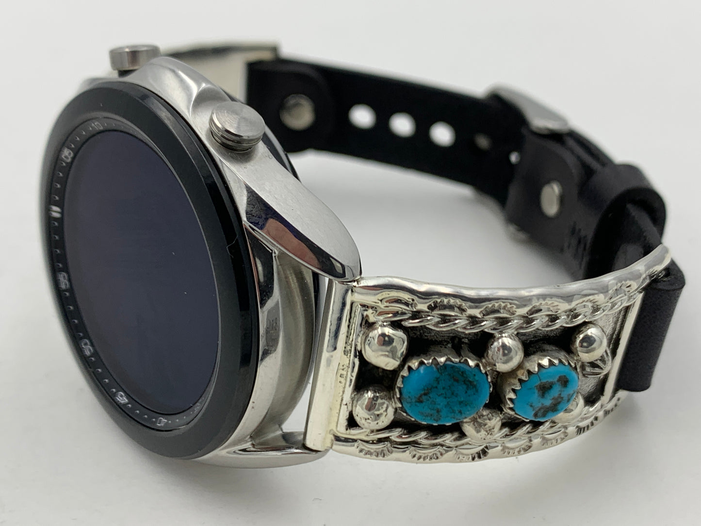 Ronnie Spencer Samsung Galaxy 41mm Turquoise and Sterling Silver #108