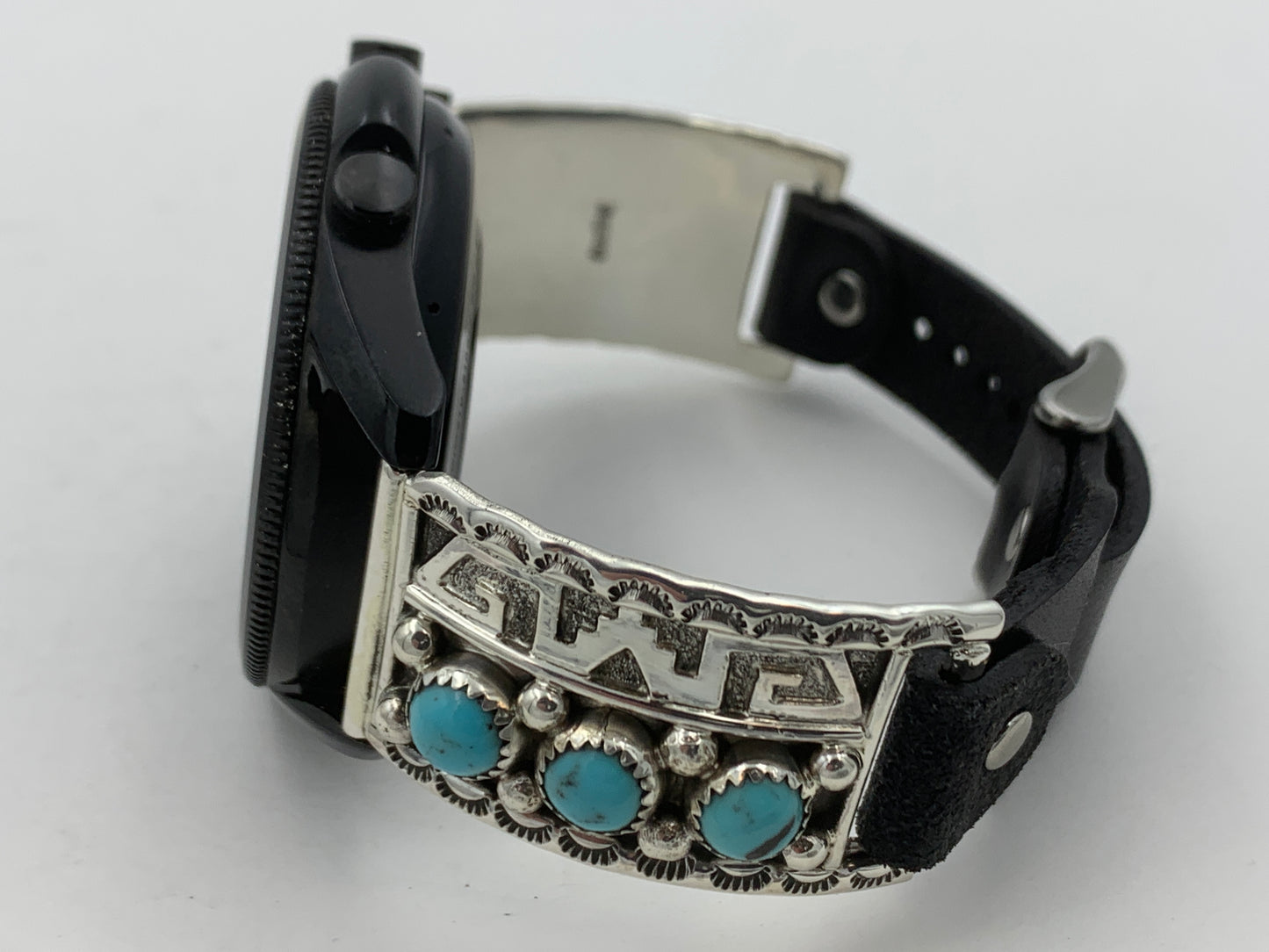 Ronnie Spencer Samsung Galaxy 45mm Turquoise and Sterling Silver #134