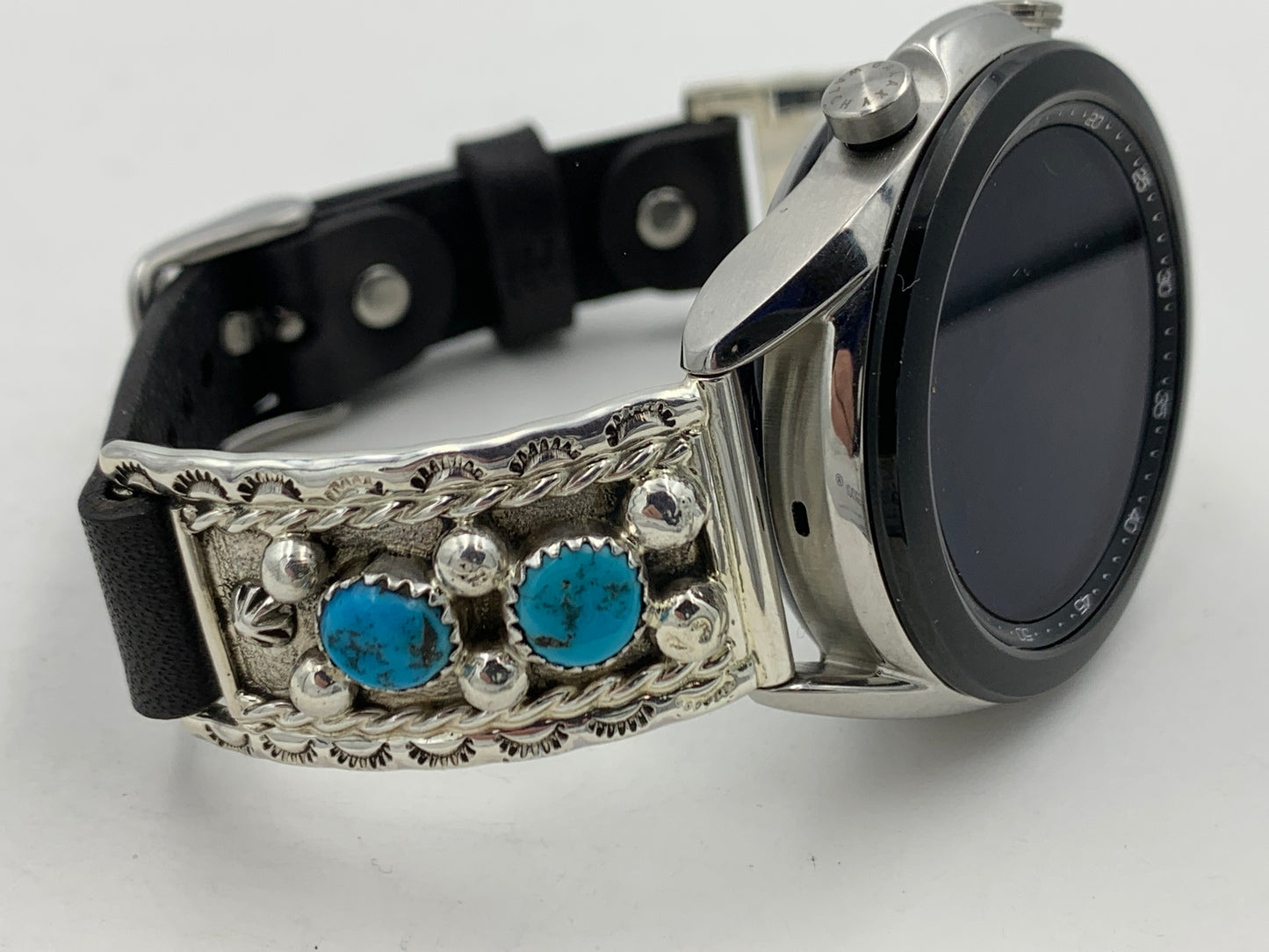 Ronnie Spencer Samsung Galaxy 41mm Turquoise and Sterling Silver #107