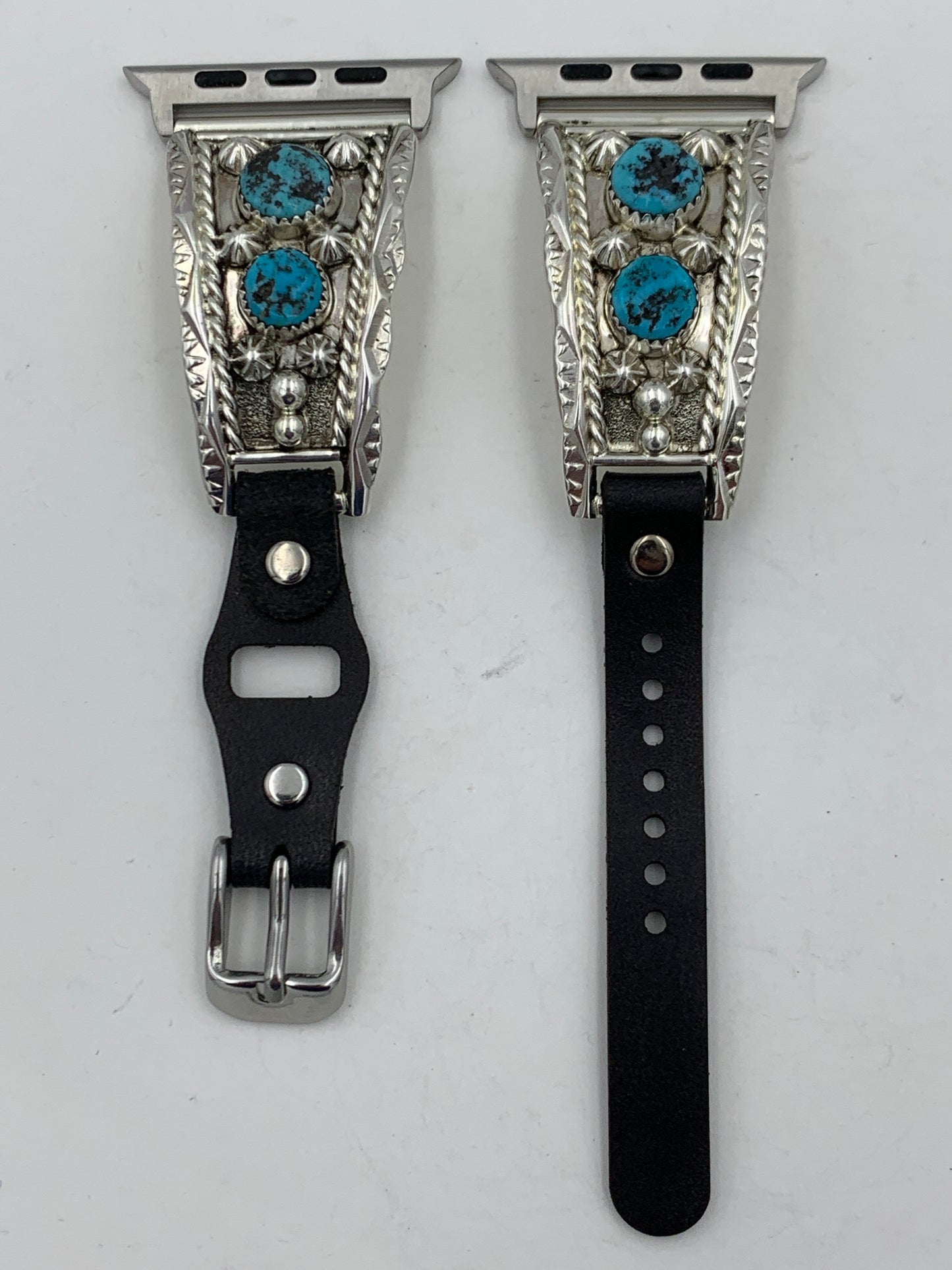 Ronnie Spencer 42/44/45mm Ladies Turquoise and Sterling Silver #138