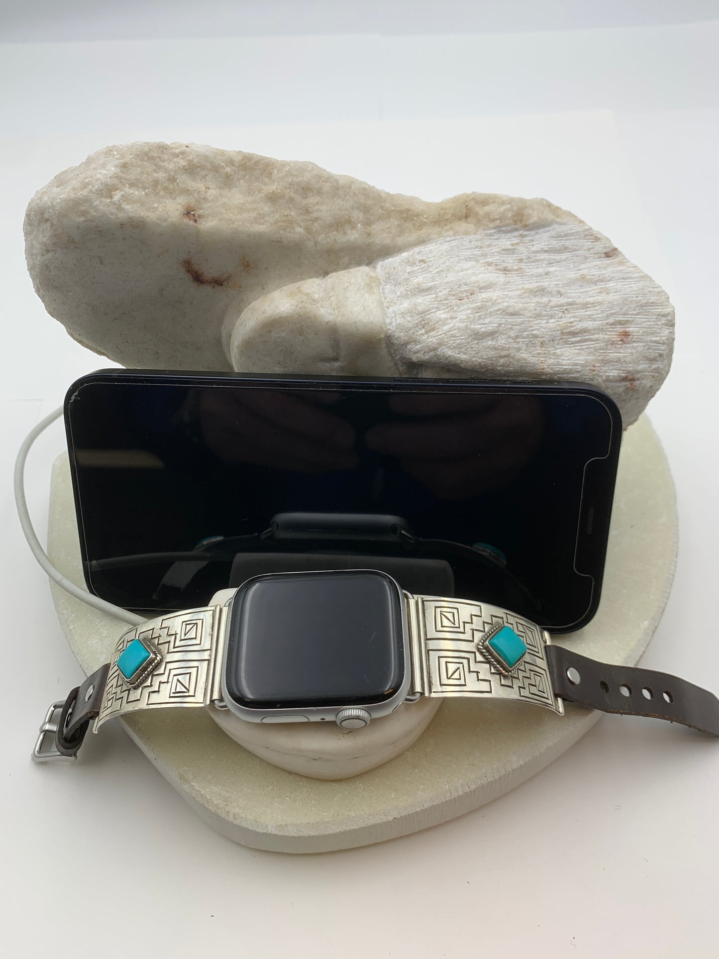 Native American Apple WATCH Charging Station (JT54 Eagle Head)