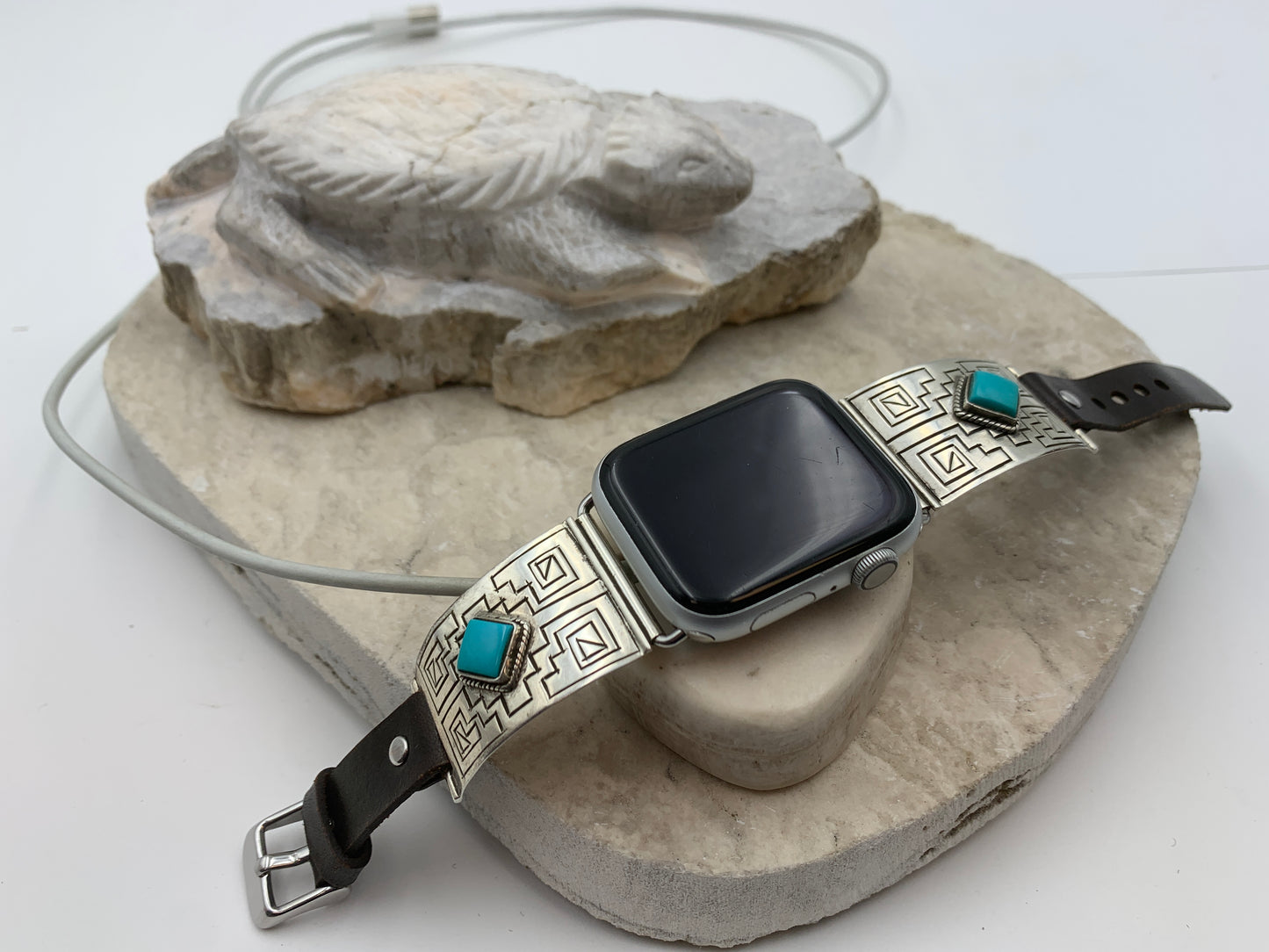 Native American Apple WATCH Charging Station (JT56 Horned Toad)