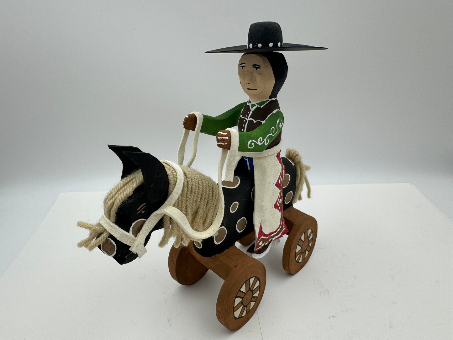 Delbert Buck Wheel Horse Rider #0020