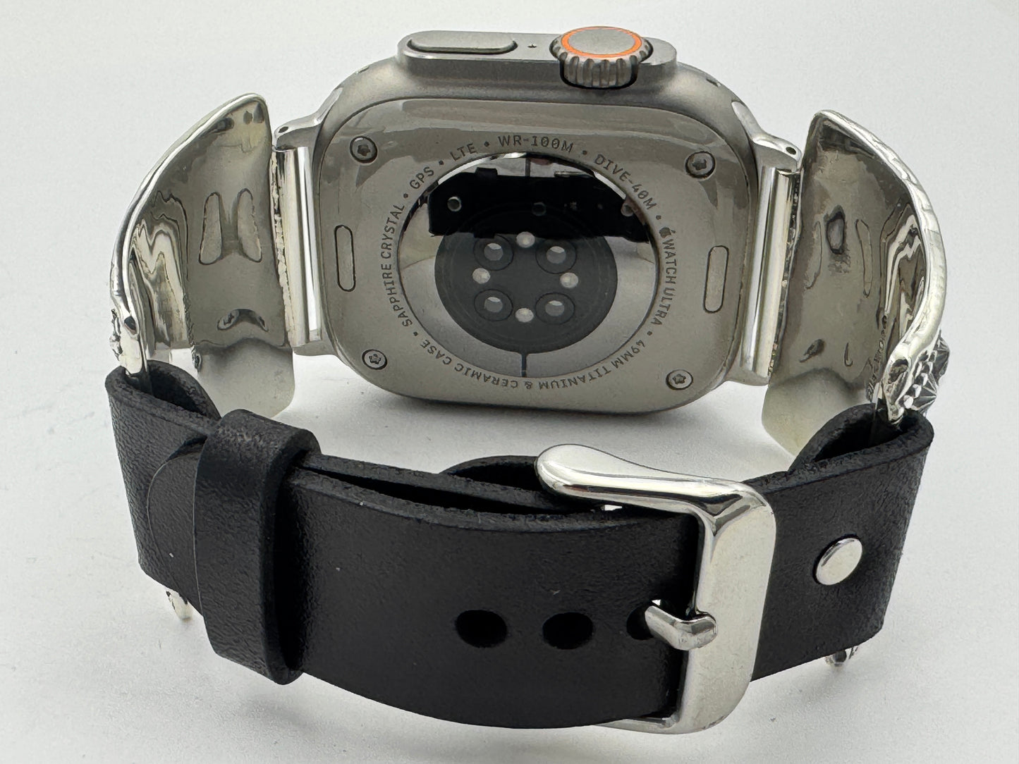 Jeanette Dale 42/44/45/49mm Trapezoid Sterling Silver Turquoise Twisted Wire Ultra #134