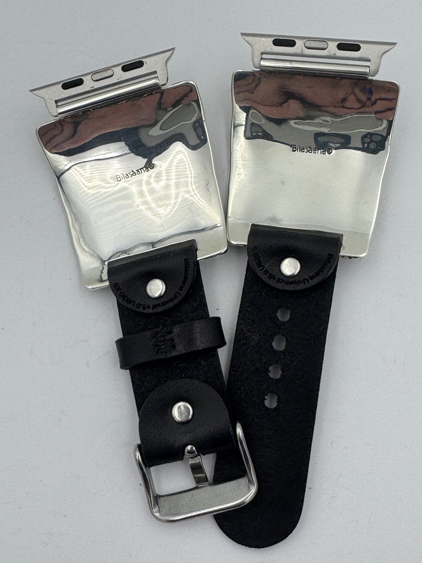 Jeanette Dale 42/44/45/49mm Trapezoid Sterling Silver Turquoise Twisted Wire Ultra #134