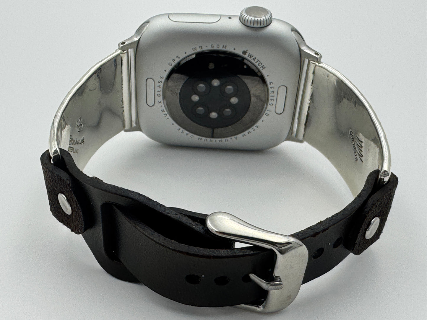 Nelson Morgan 38/40/41mm Unisex Sterling Silver Turquoise #50