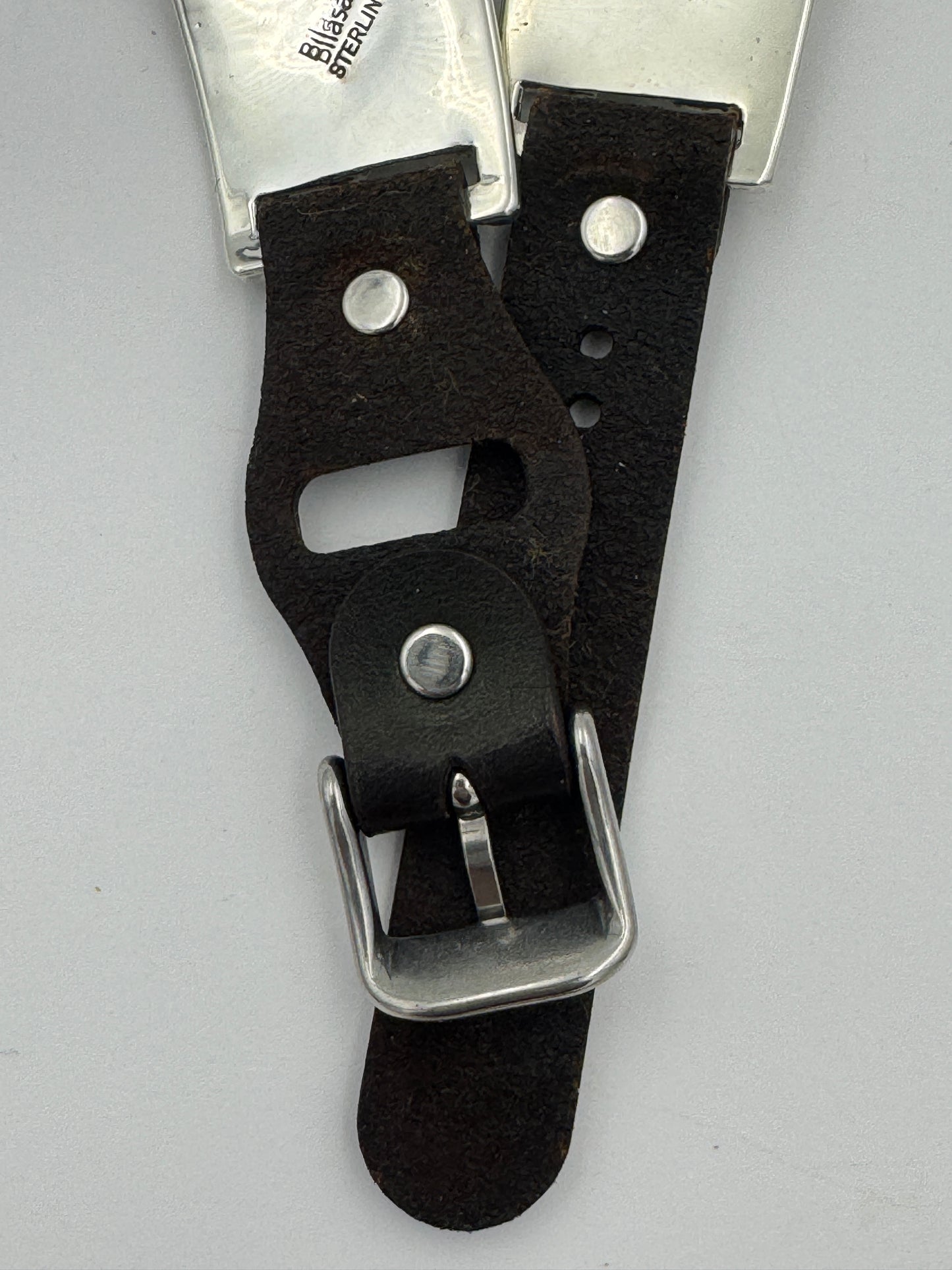 Nelson Morgan 38/40/41mm Unisex Sterling Silver Turquoise #50