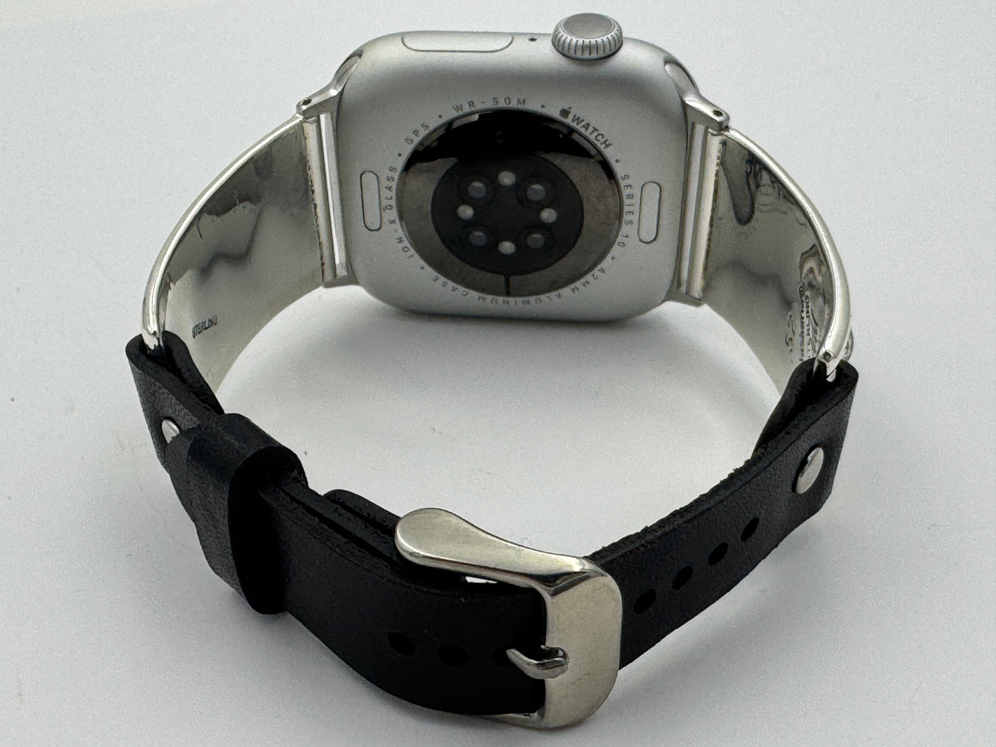 Nelson Morgan 38/40/41mm Unisex Sterling Silver Hematite #52