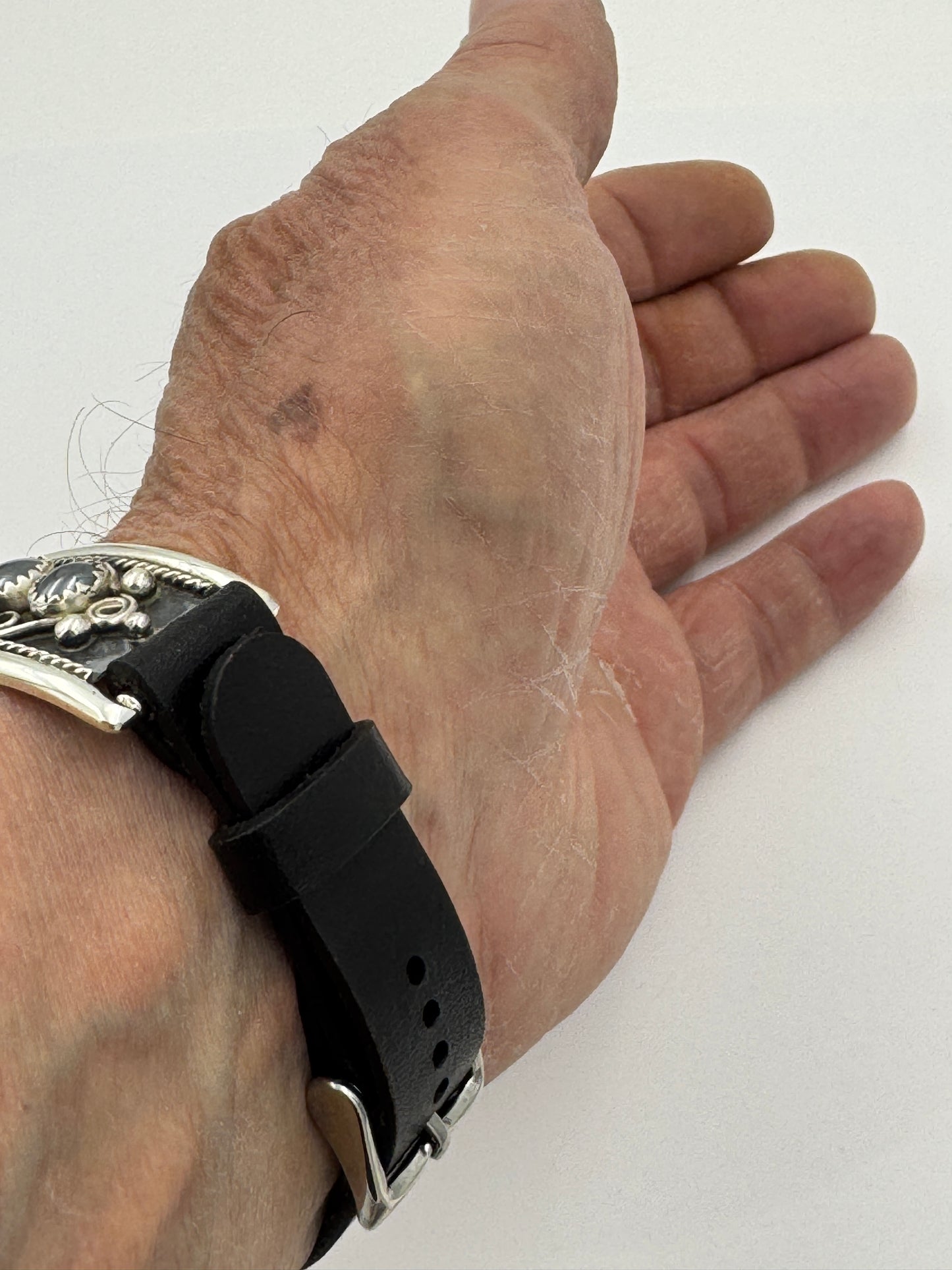 Nelson Morgan 38/40/41mm Unisex Sterling Silver Hematite #52