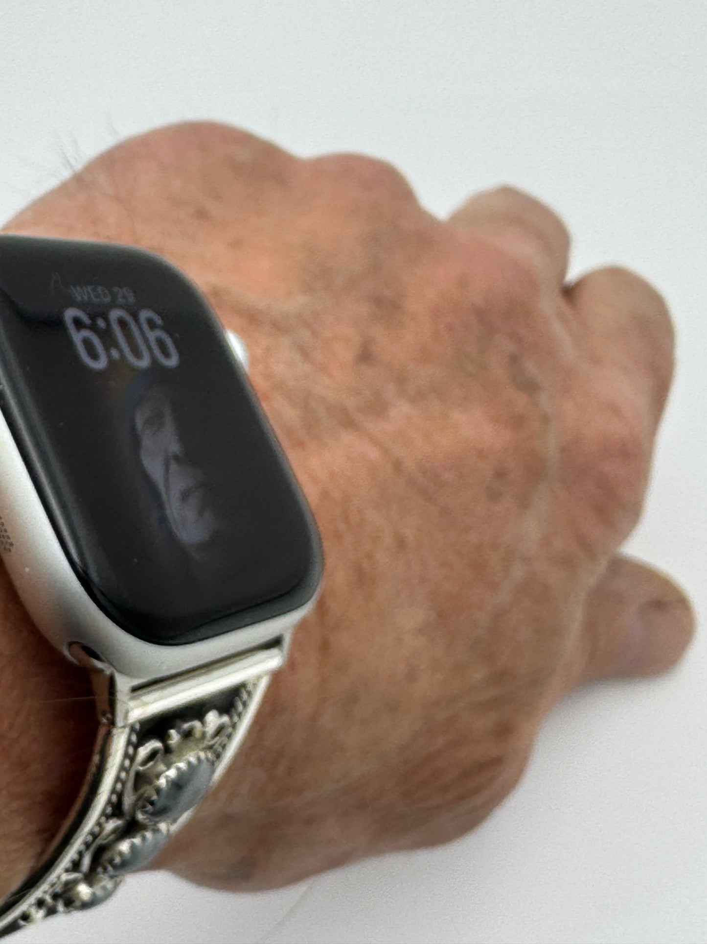 Nelson Morgan 38/40/41mm Unisex Sterling Silver Hematite #52