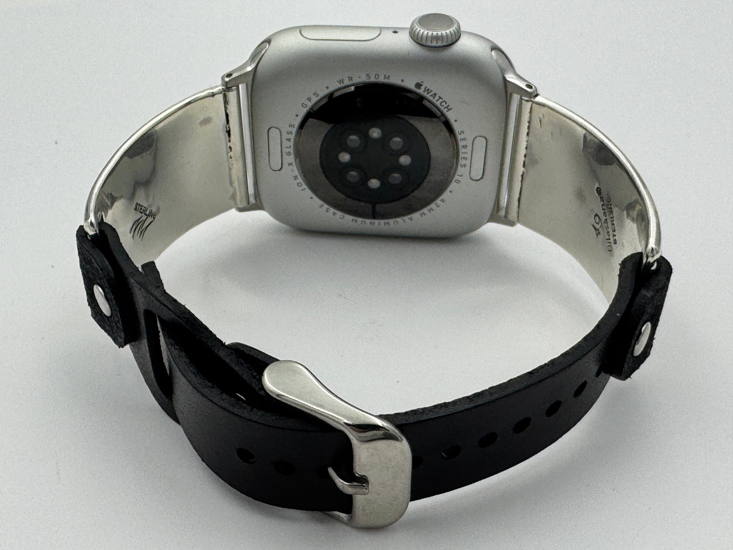 Nelson Morgan 38/40/41mm Unisex Sterling Silver Turquoise Coral MOP #49