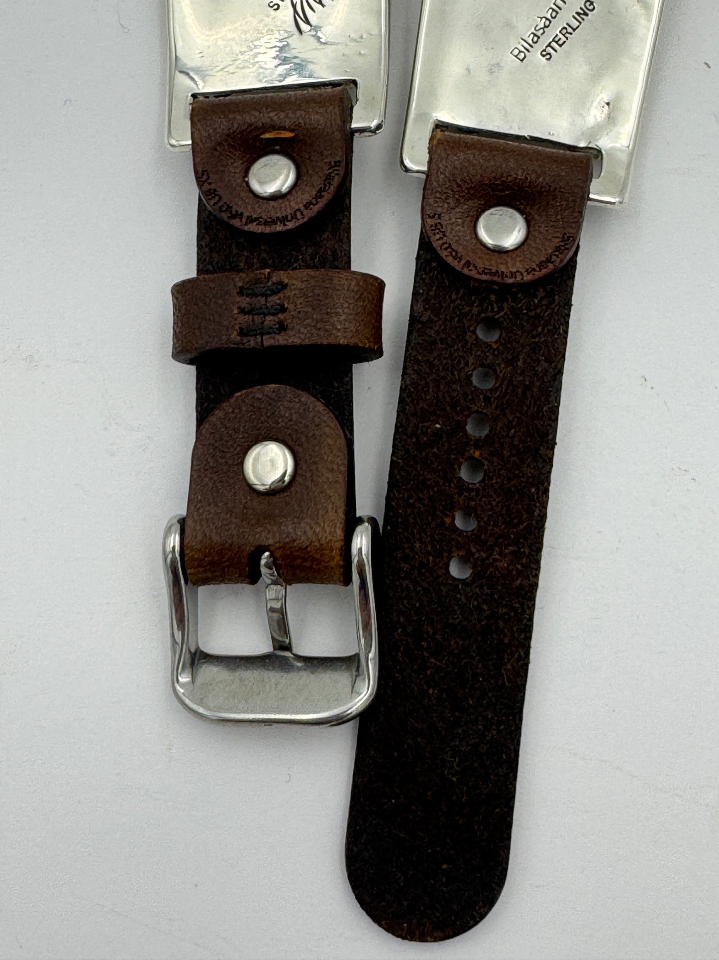 Nelson Morgan 38/40/41mm Unisex Sterling Silver Turquoise #51