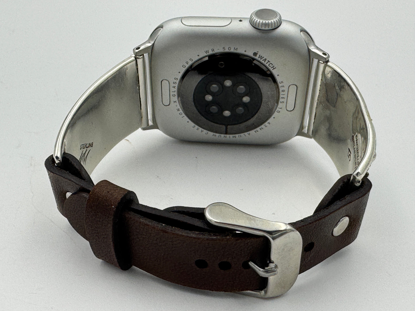 Nelson Morgan 38/40/41mm Unisex Sterling Silver Turquoise #51