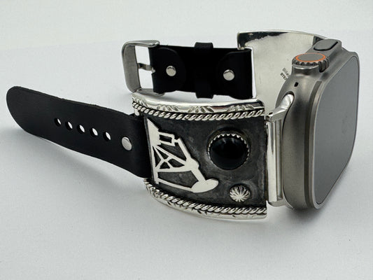 Nelson Morgan 42/44/45/46/49mm Black Onyx Sterling Silver Ultra #57