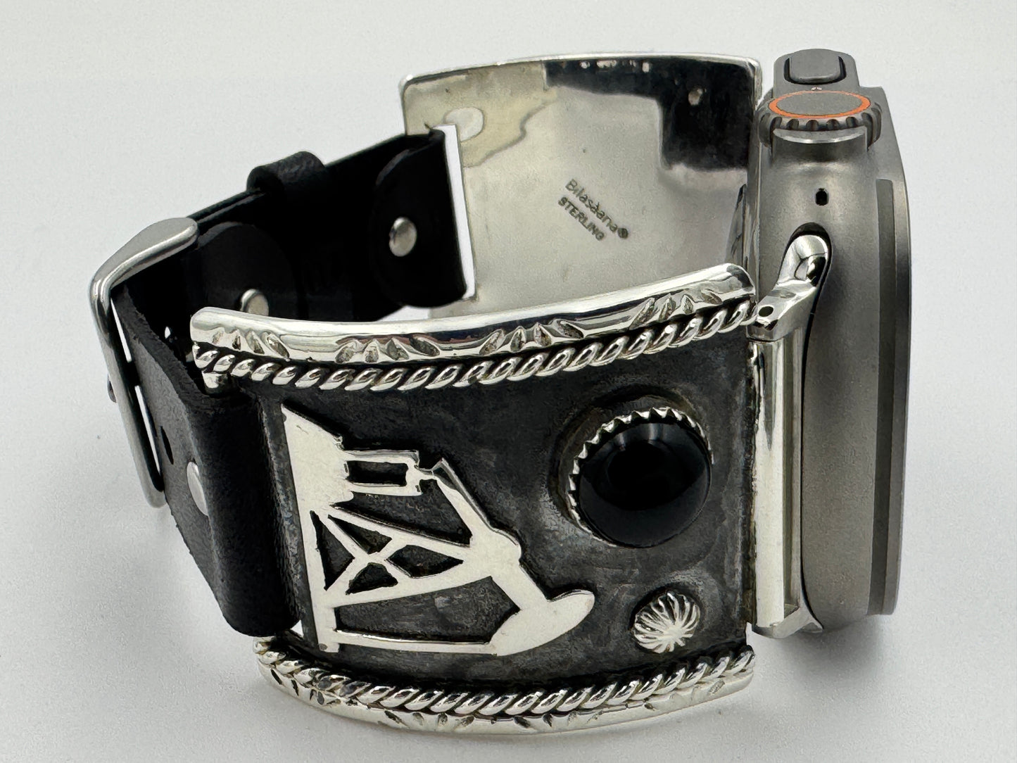 Nelson Morgan 42/44/45/46/49mm Black Onyx Sterling Silver Ultra #57