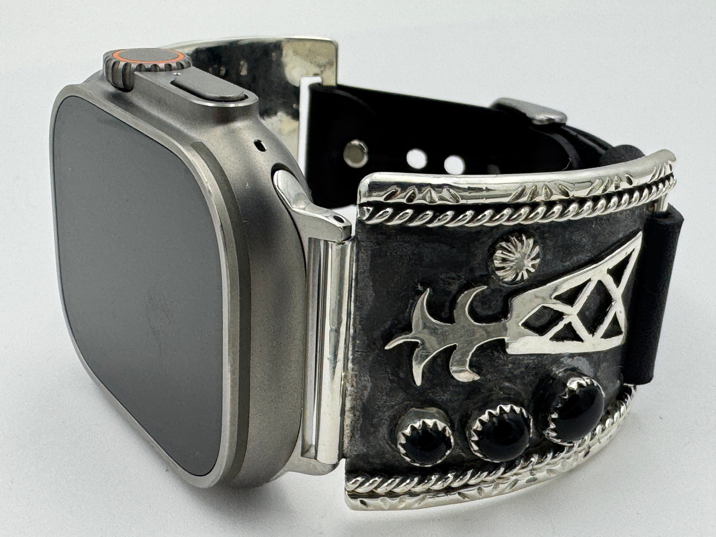 Nelson Morgan 42/44/45/46/49mm Black Onyx Sterling Silver Ultra #57