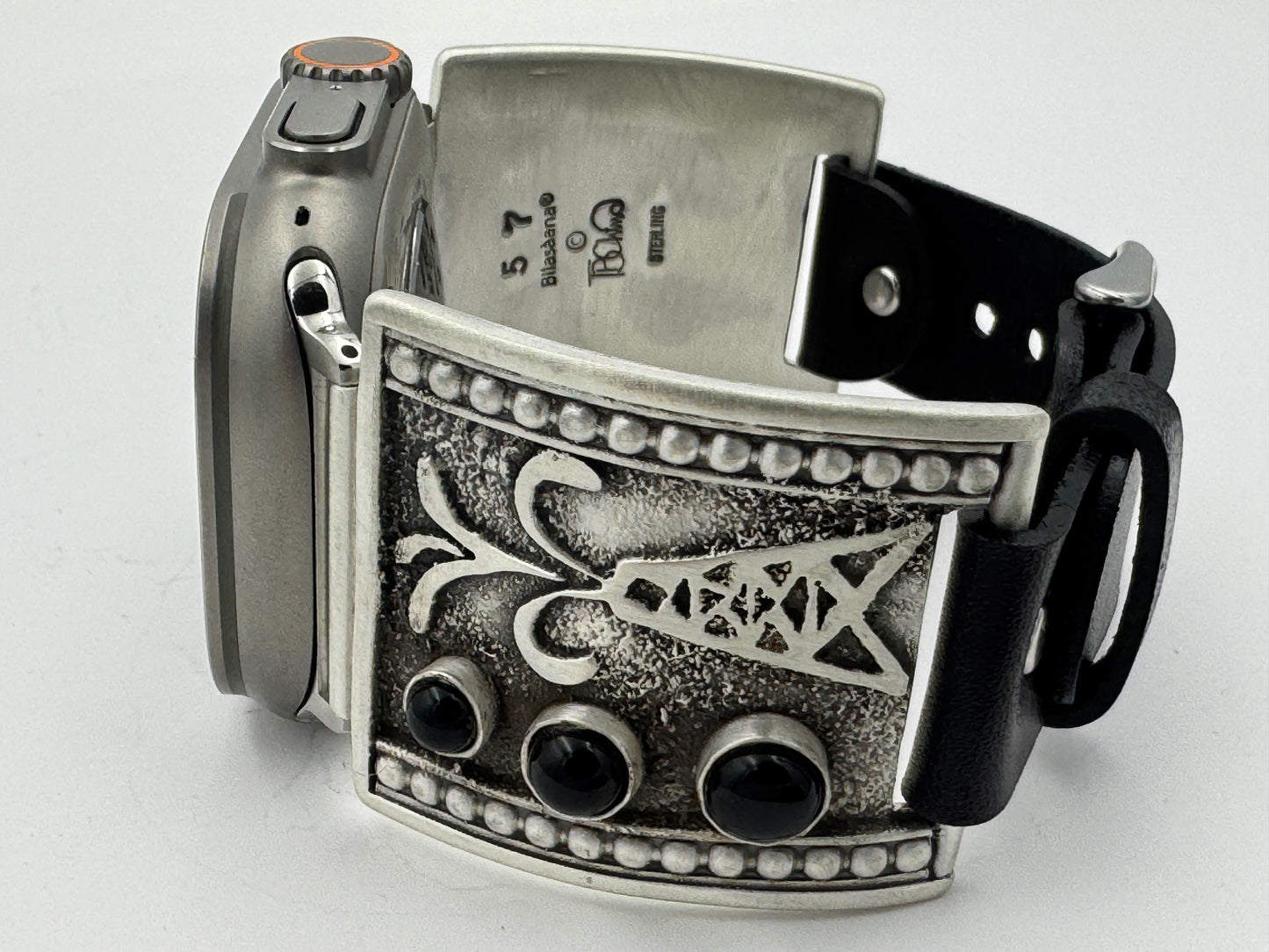 Tony Chino 42/44/45/46/49mm Black Onyx Sterling Silver Ultra #57