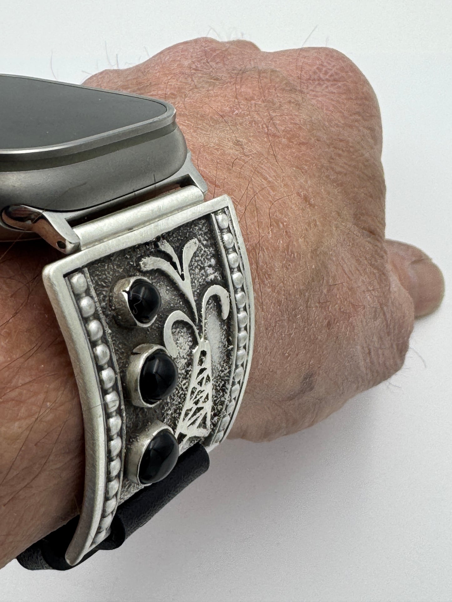 Tony Chino 42/44/45/46/49mm Black Onyx Sterling Silver Ultra #57