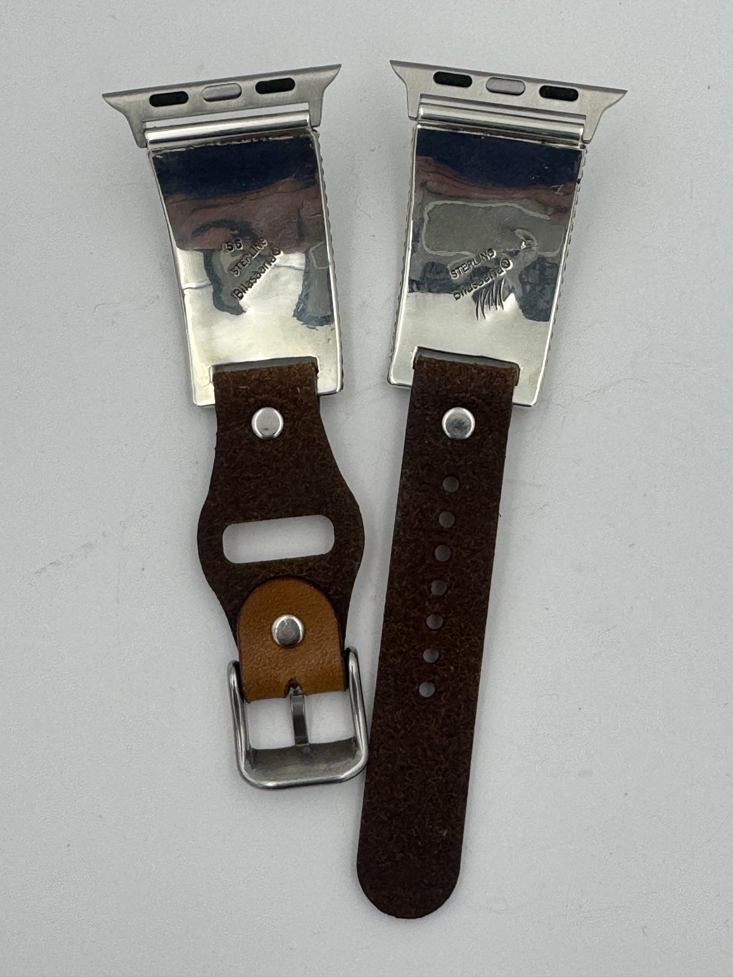 Nelson Morgan 38/40/41mm Unisex Sterling Silver Turquoise #56