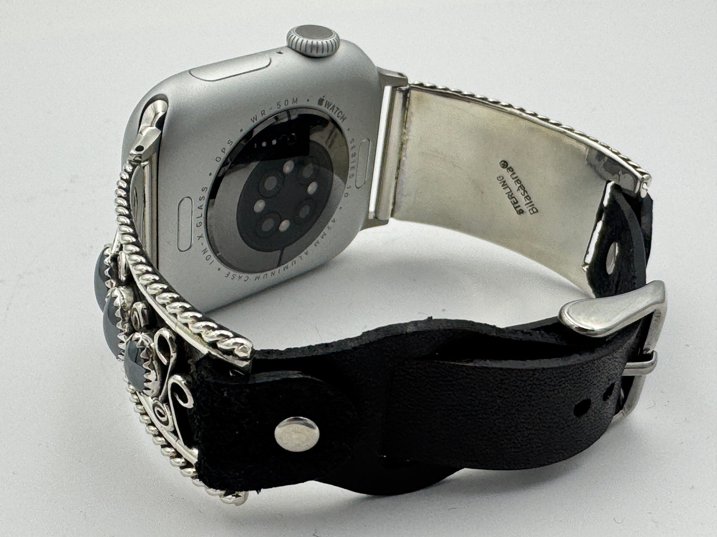 Nelson Morgan 38/40/41mm Unisex Sterling Silver Hematite #53