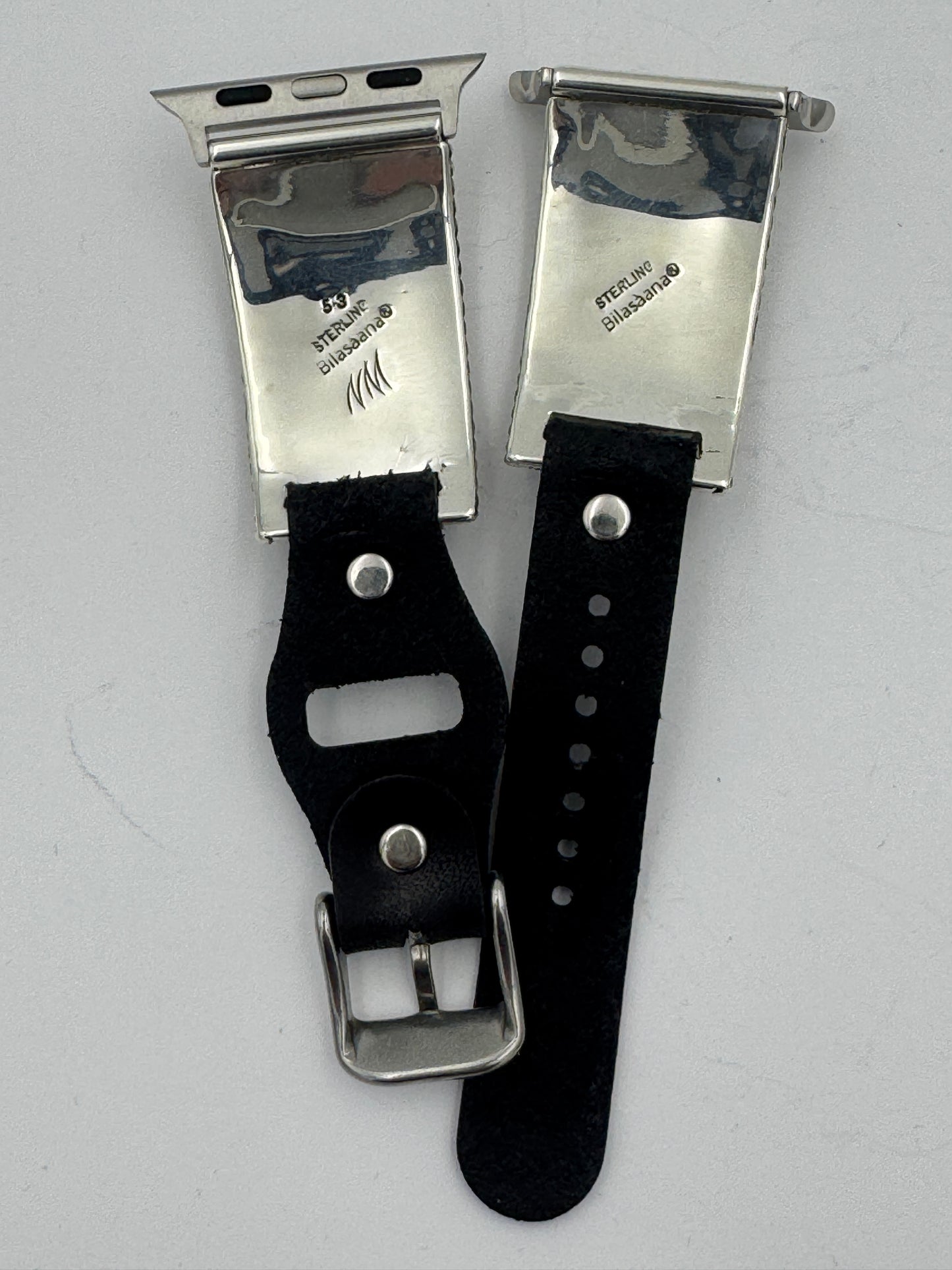 Nelson Morgan 38/40/41mm Unisex Sterling Silver Hematite #53