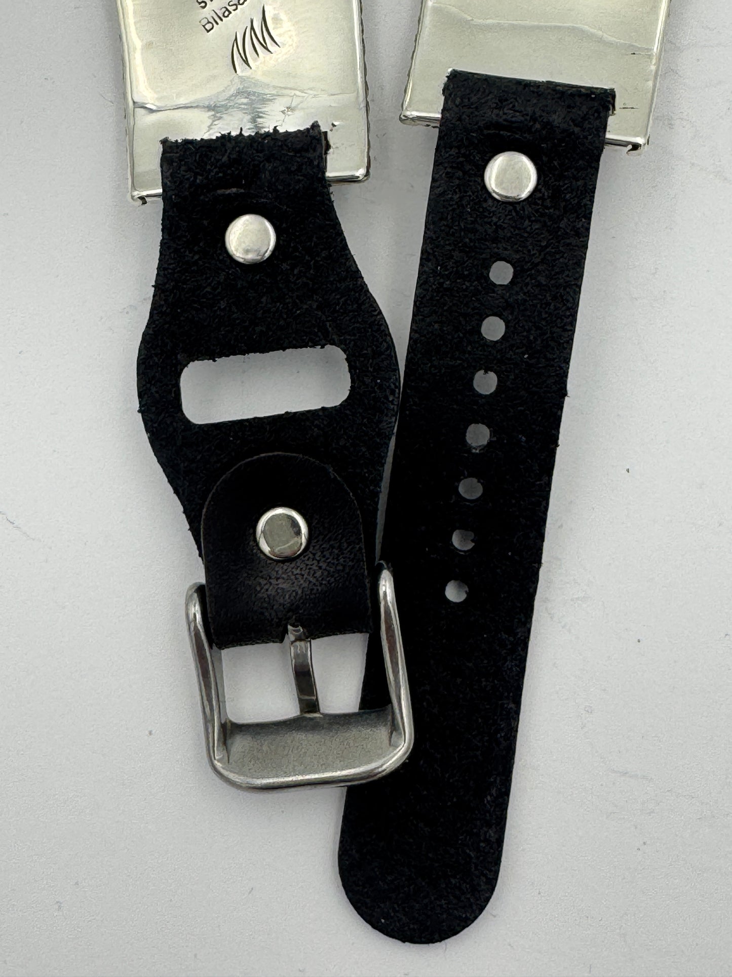 Nelson Morgan 38/40/41mm Unisex Sterling Silver Hematite #53