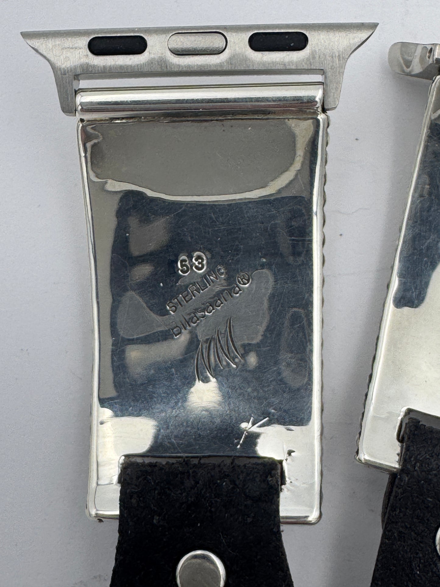 Nelson Morgan 38/40/41mm Unisex Sterling Silver Hematite #53