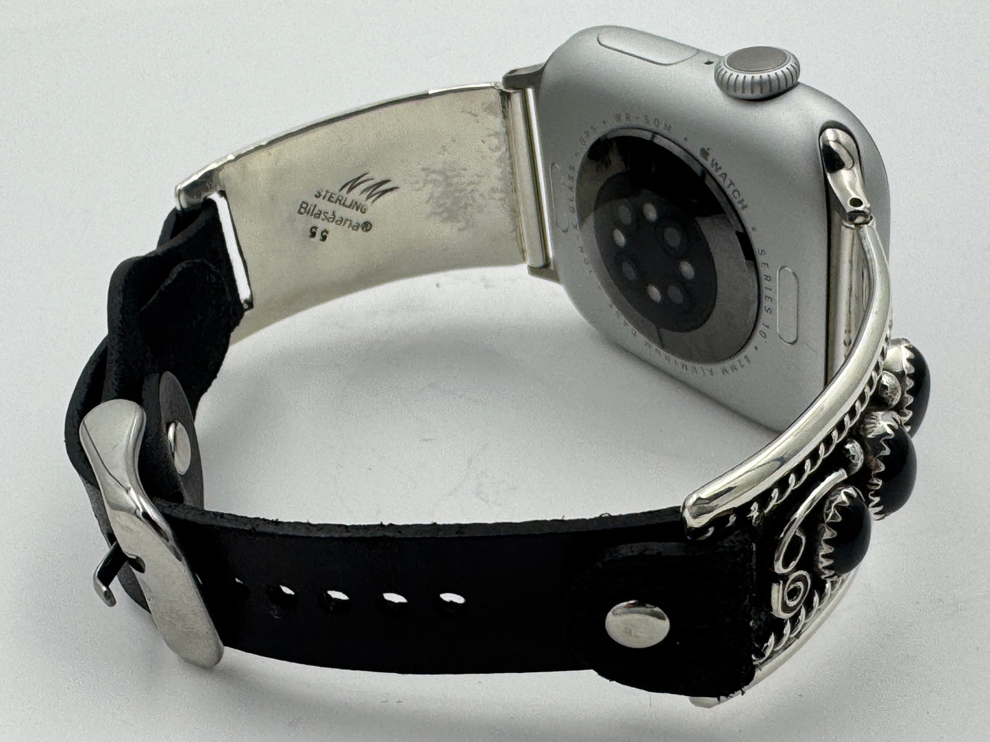 Nelson Morgan 38/40/41mm Unisex Sterling Silver Black Onyx #55