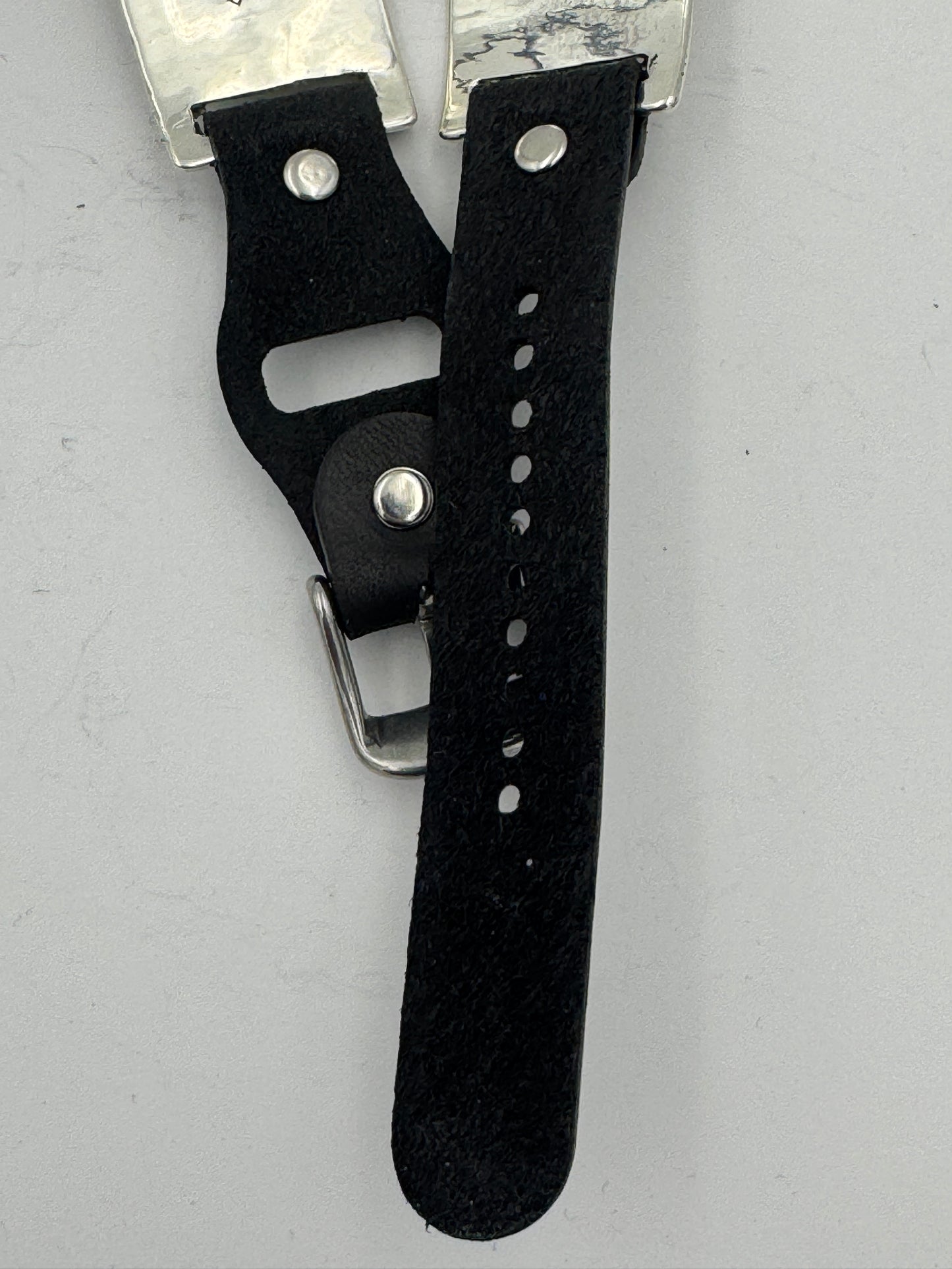 Nelson Morgan 38/40/41mm Unisex Sterling Silver Black Onyx #55